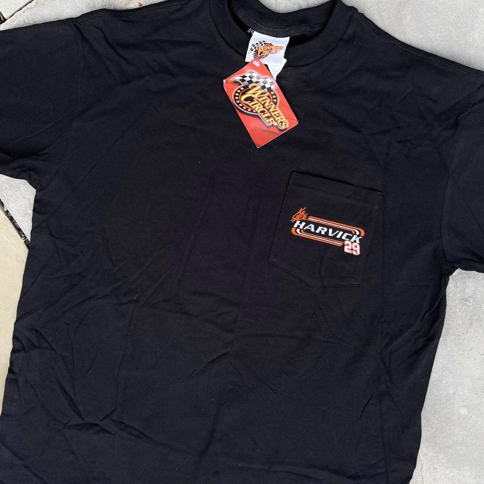 NASCAR Y2K 2002 NWT Deadstock NASCAR Harvick 28 Racing T-shirt Size US L / EU 52-54 / 3 - 2 Thumbnail