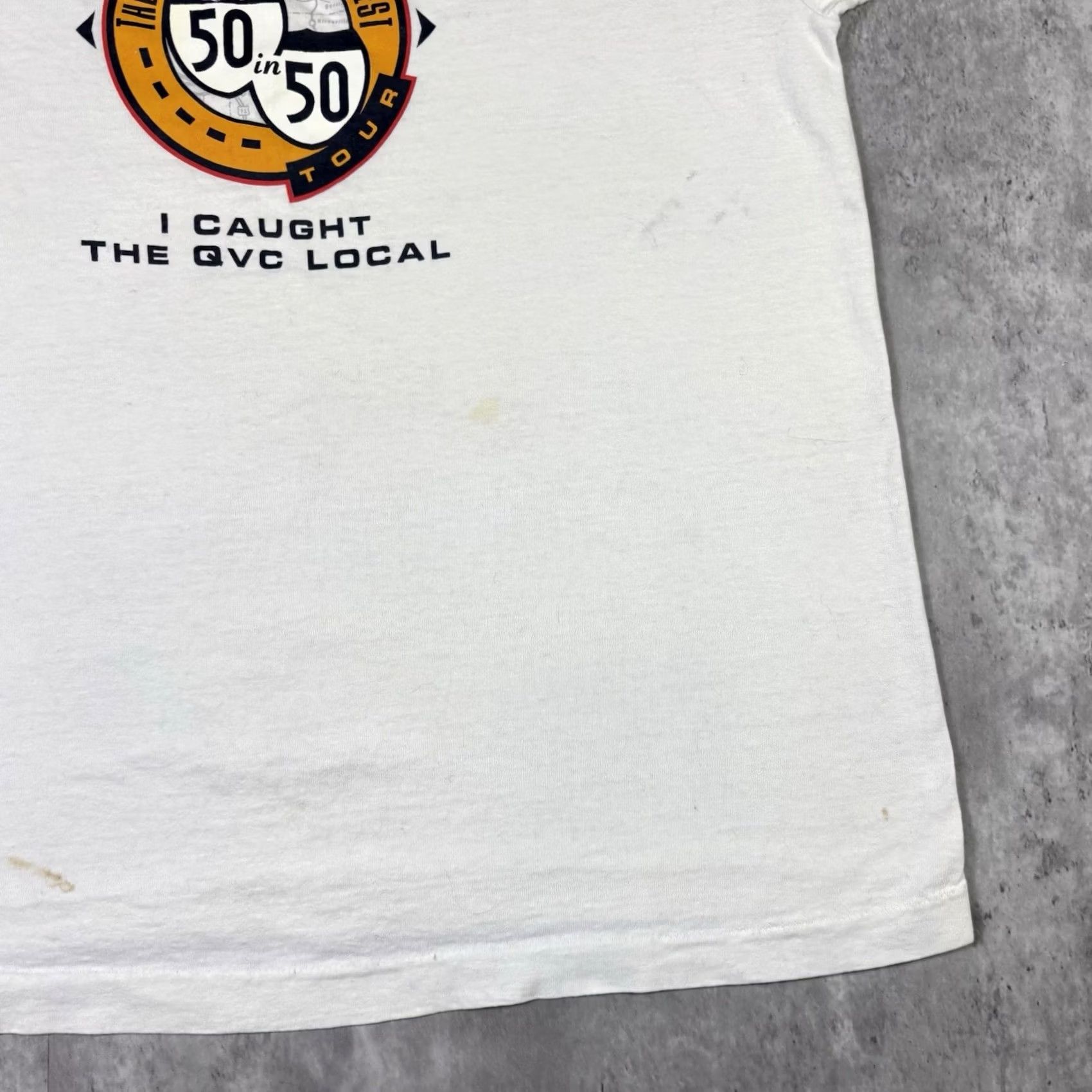 Fruit Of The Loom VINTAGE Fruit of the Loom 90s T Shirt White XL Mens Size US XL / EU 56 / 4 - 7 Thumbnail