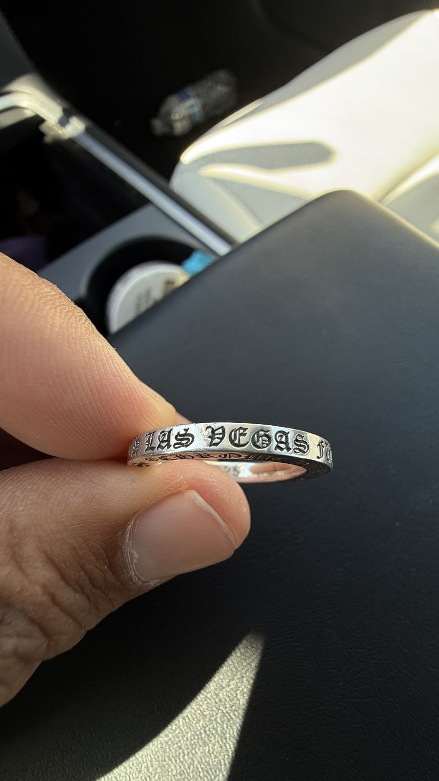 Chrome Hearts Chrome Hearts Las Vegas Spacer Ring - 7.5mm Size ONE SIZE - 17 Thumbnail