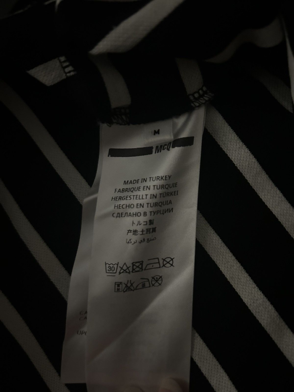 Alexander McQueen sold MCQ alexander mcqueen polo striped Size US M / EU 48-50 / 2 - 5 Thumbnail