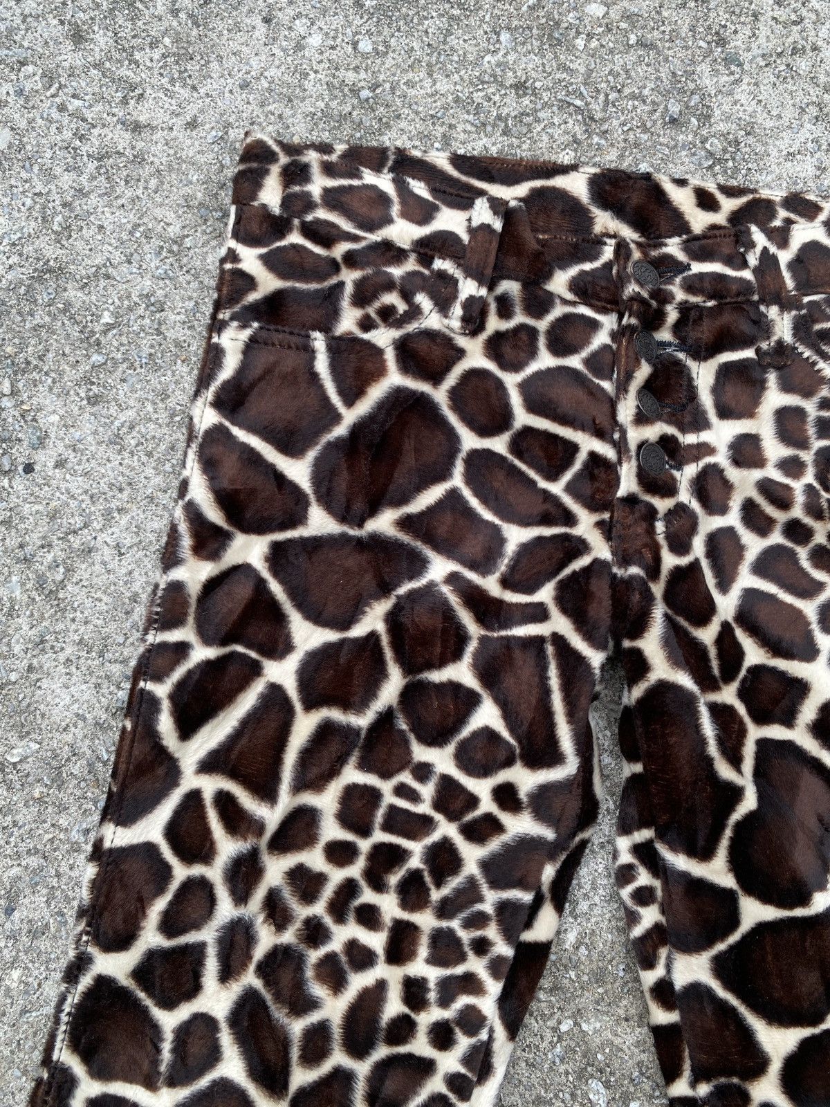 Japanese Brand × Vintage Dee Dee Japan Super Flare Fur Velvet Pant Size US 29 - 7 Thumbnail