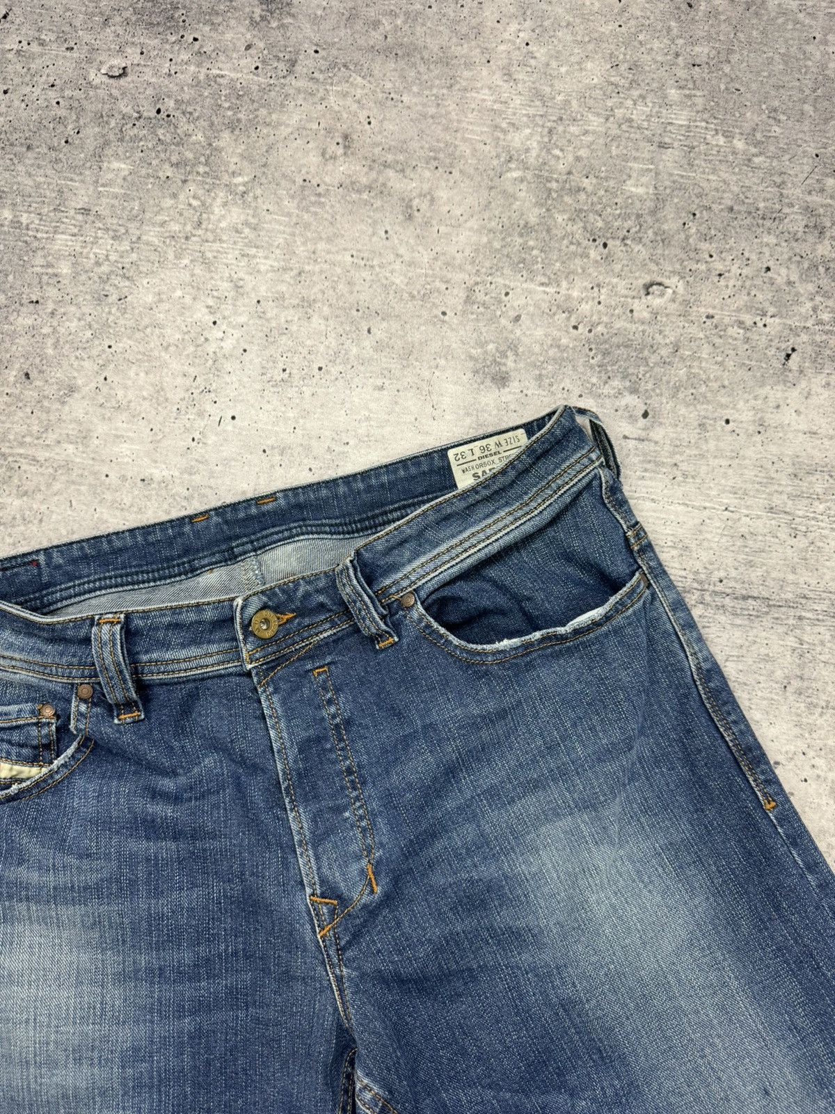 Diesel Vintage Diesel 90’s Y2K Style Blue Stonewashed Jeans Pants Size US 36 / EU 52 - 11 Thumbnail