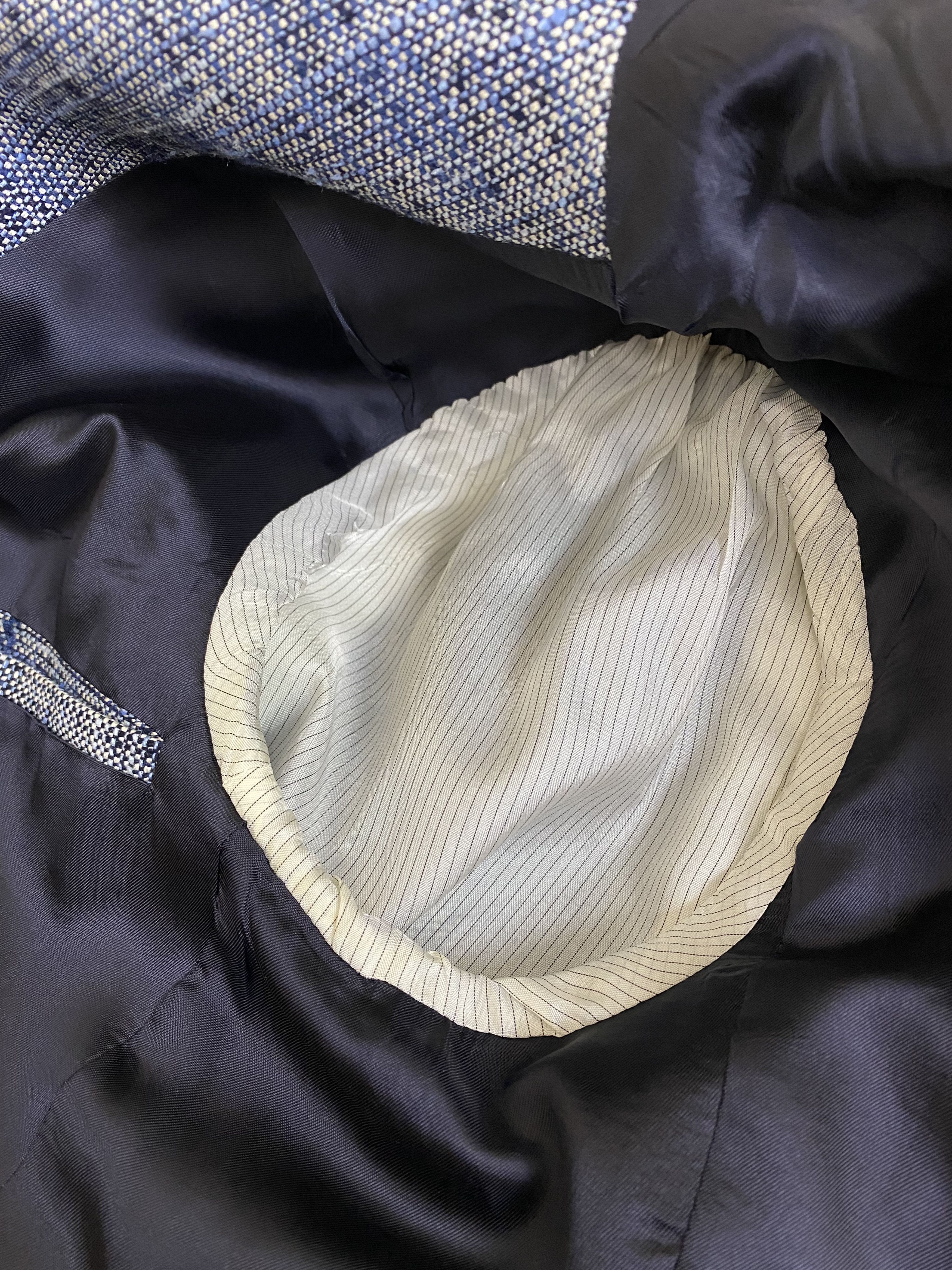 Malo Rare Malo mens Silk and linen blazer jacket size 50 Size 50R - 14 Thumbnail
