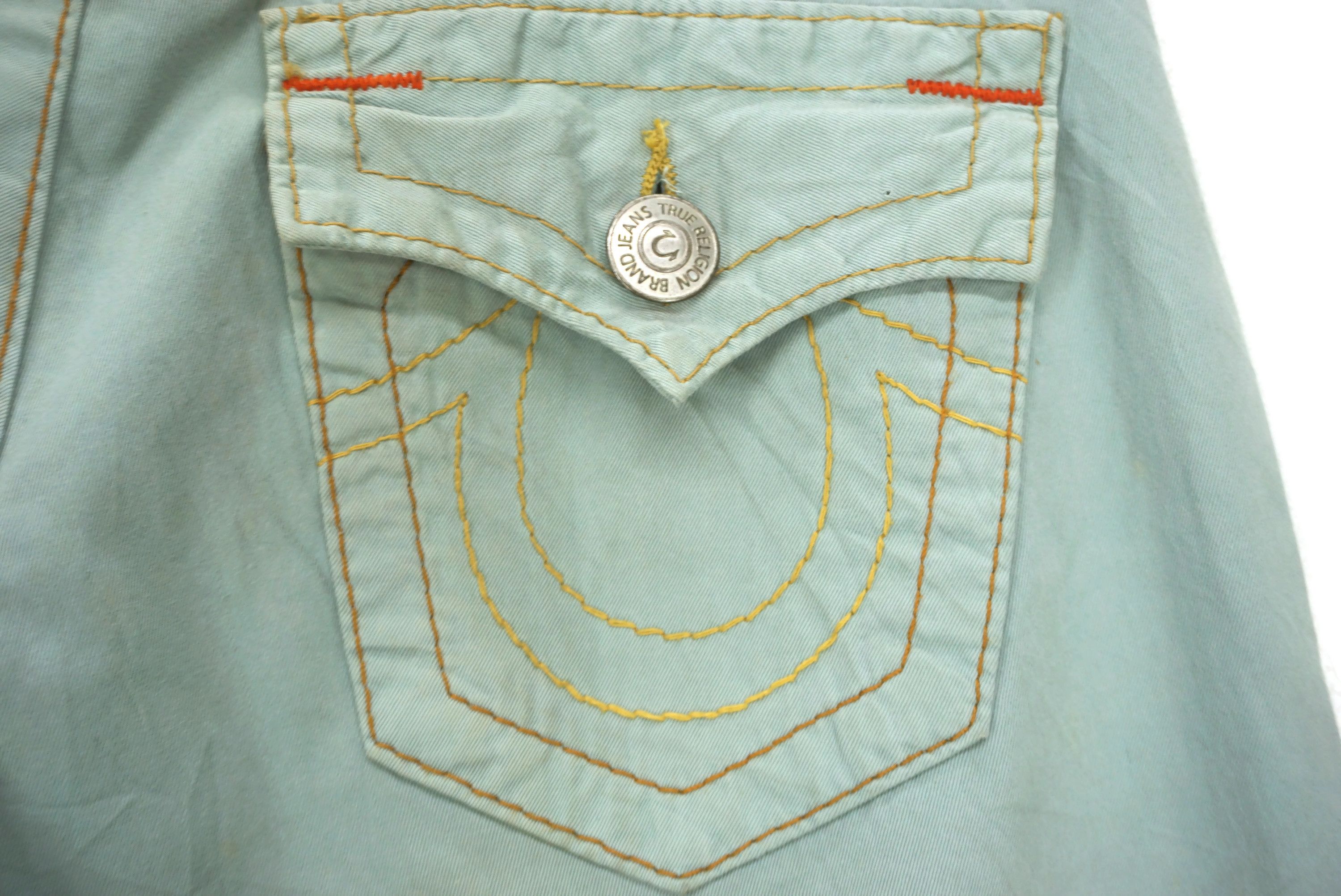 True Religion Vintage JOEY Jeans fit W29xL30.5 Low Rise Bootcut Denim Size 26" / US 2 / IT 38 - 11 Thumbnail
