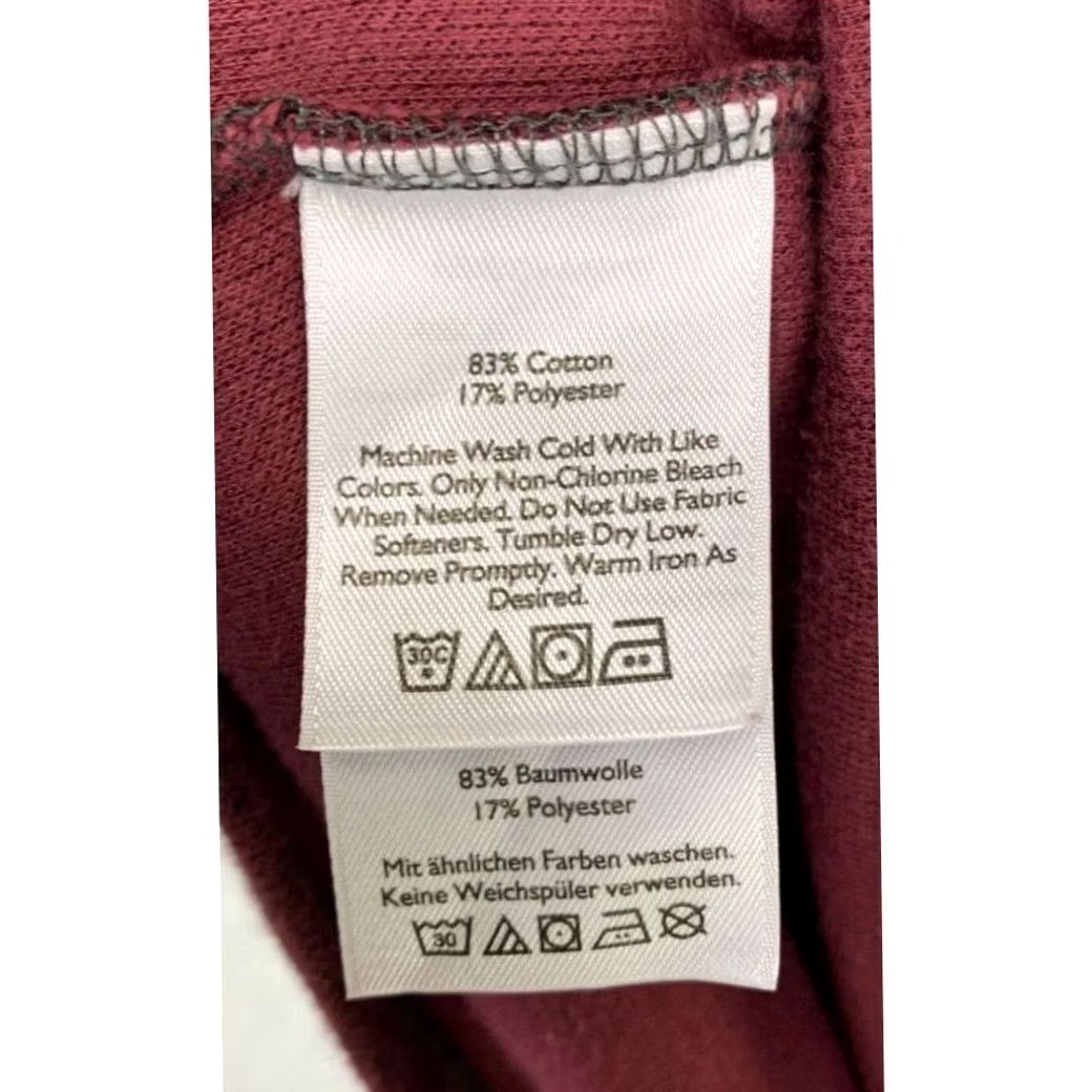 Eddie Bauer Eddie Bauer Pullover Sweatshirt Logo Mens Large Maroon 1/4 Zip Knit Solid Vintage: No Size US L / EU 52-54 / 3 - 5 Thumbnail