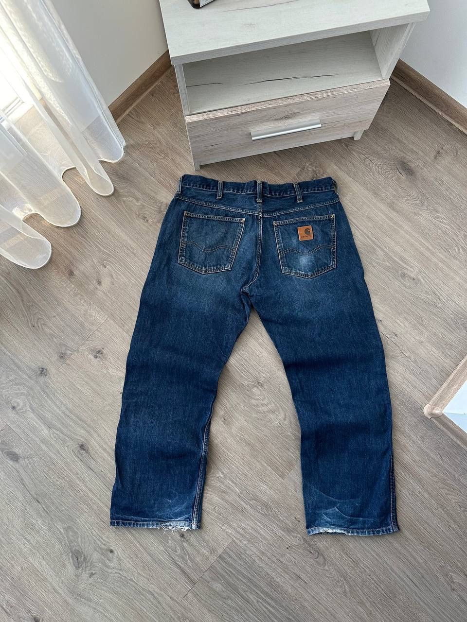 Carhartt × Carhartt Wip × Vintage Vintage Carhartt Western Denim Baggy Pants Size US 30 / EU 46 - 1 Thumbnail