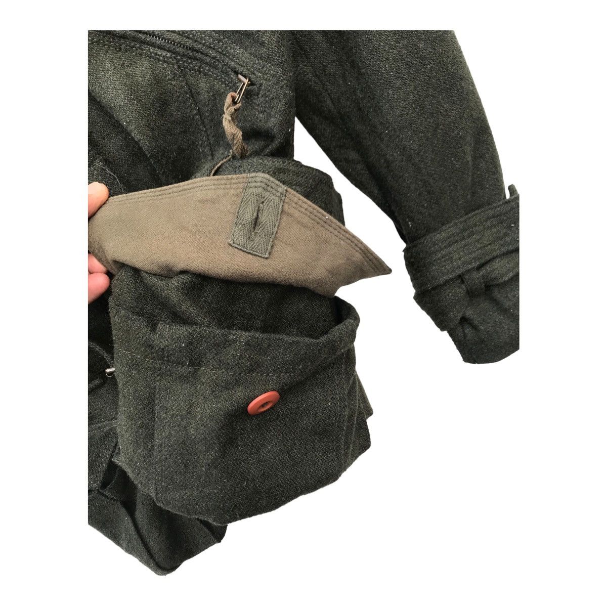 GOA GOA Women Military Fashion Wool Blend Belted Jacket Size S / US 4 / IT 40 - 4 Thumbnail