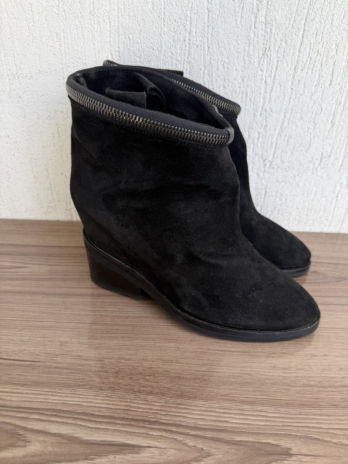 Cinzia Araia double zip wraparound wedge boots like isabel marant Size US 10 / IT 40 - 1 Thumbnail