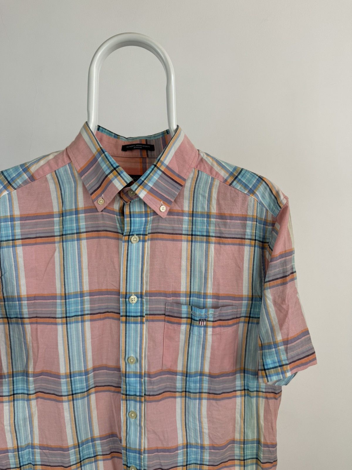 Gant Vintage Gant Authentic Indian Madras Short Sleeve Shirt Size US M / EU 48-50 / 2 - 2 Thumbnail