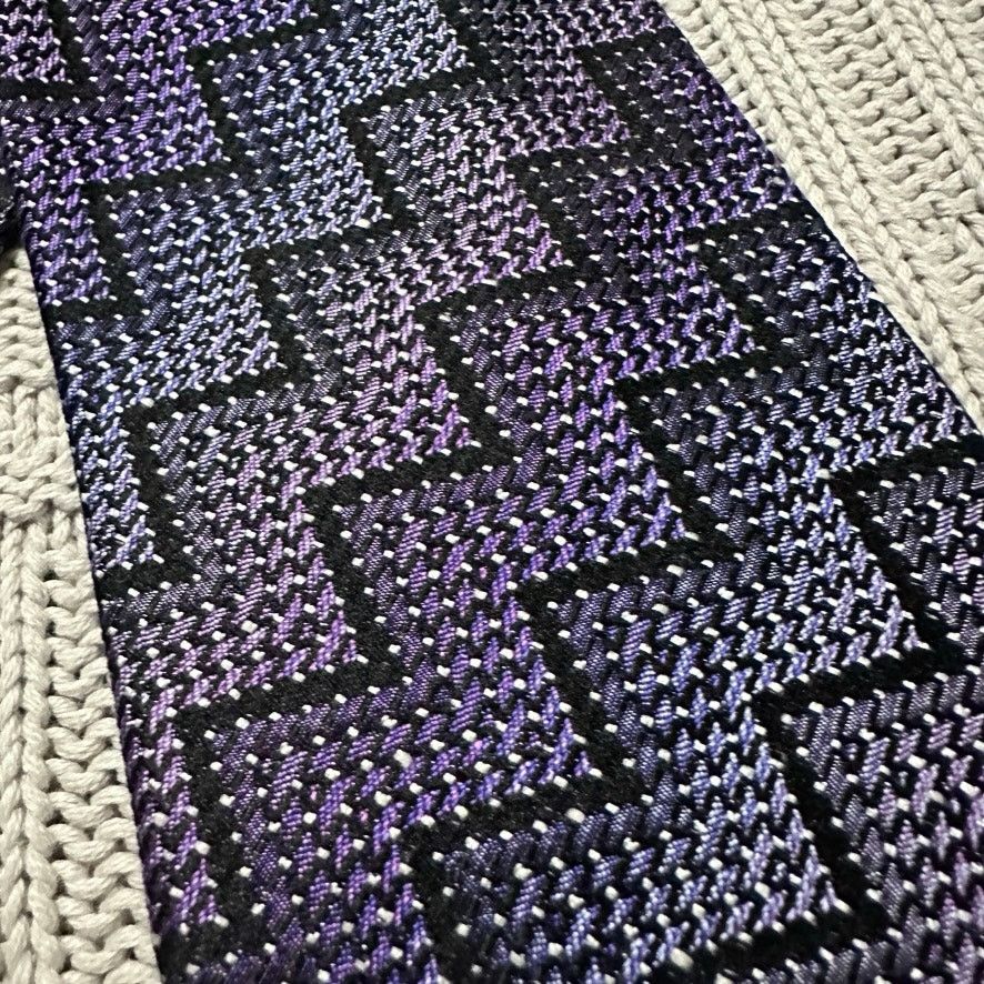 Missoni Missoni purple chevron geometric silk tie Size ONE SIZE - 2 Thumbnail