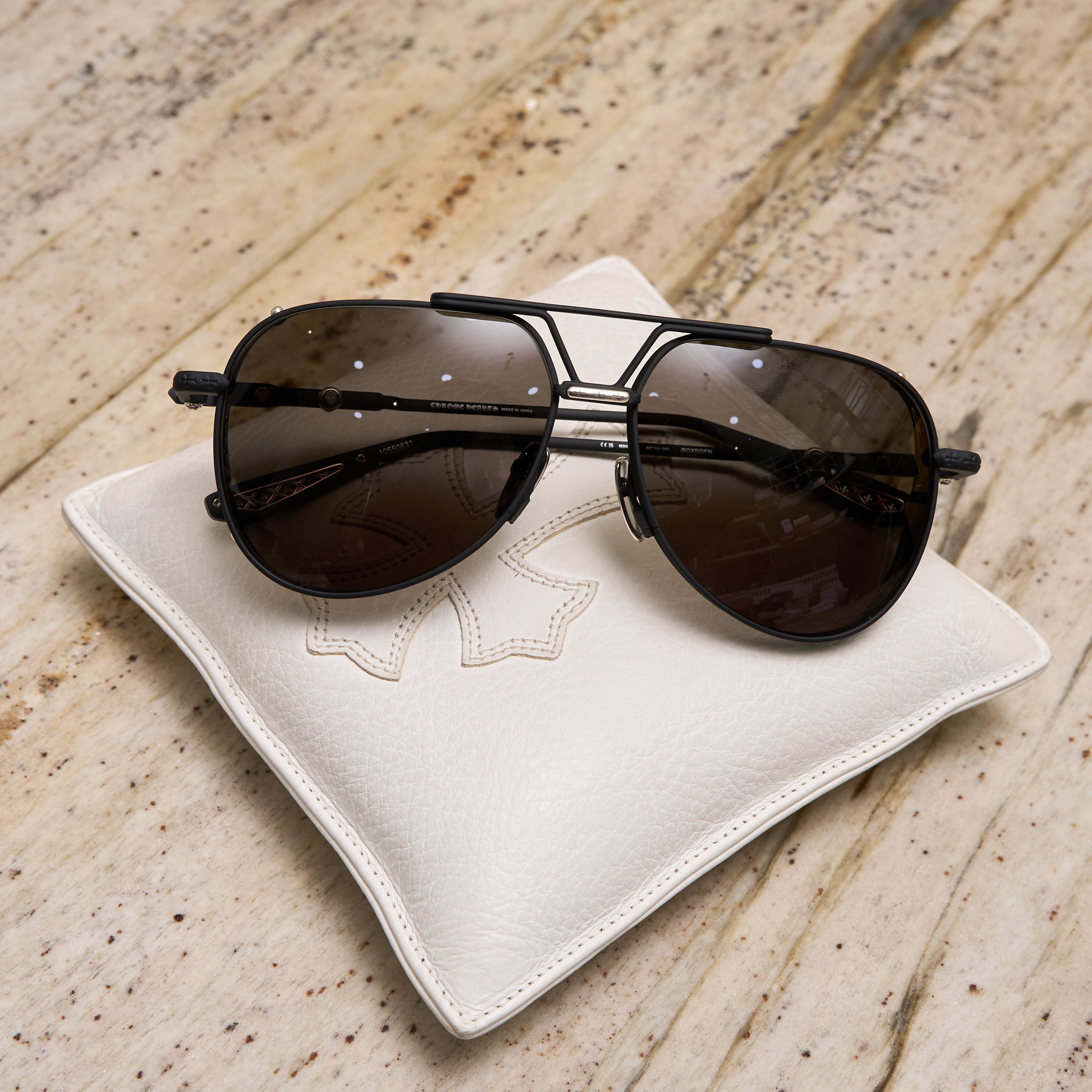Chrome Hearts CHROME HEARTS BOXEDEN MATTE BLACK/SHINY SILVER Size ONE SIZE - 2 Thumbnail