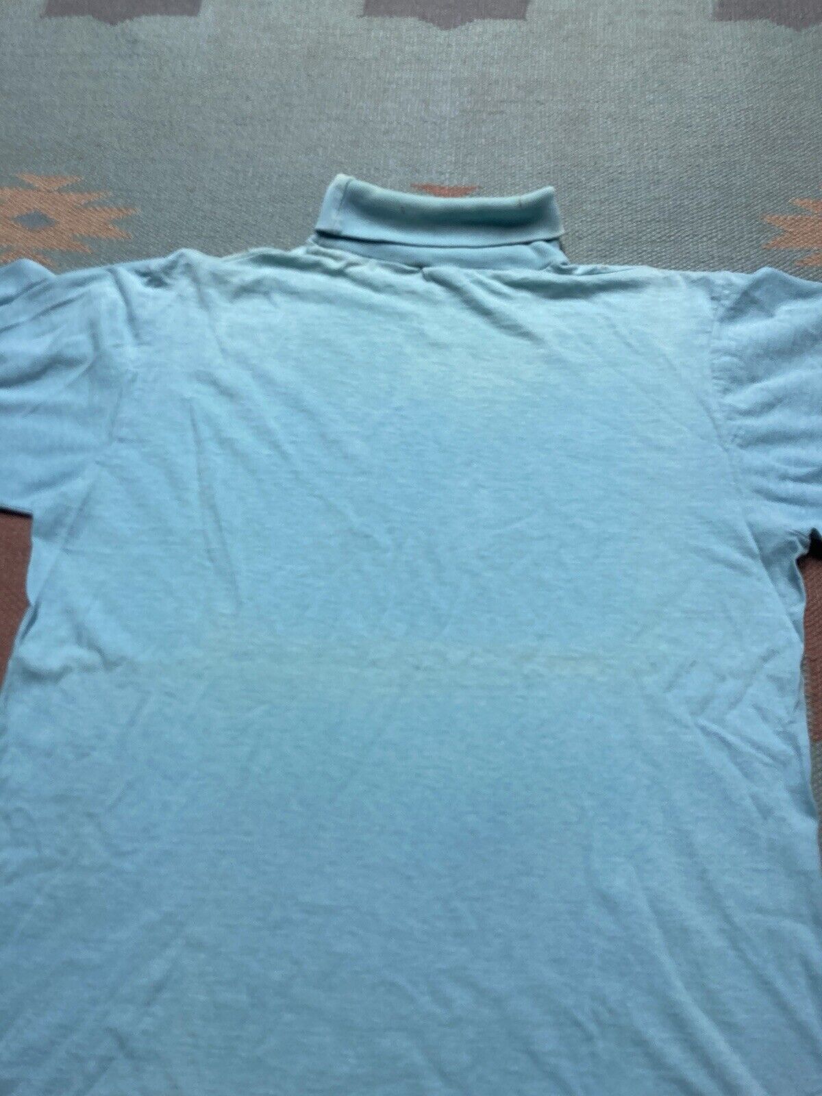 Vintage VTG 60s polo shirt mayo spruce soft cotton turtleneck medium Size US M / EU 48-50 / 2 - 10 Thumbnail