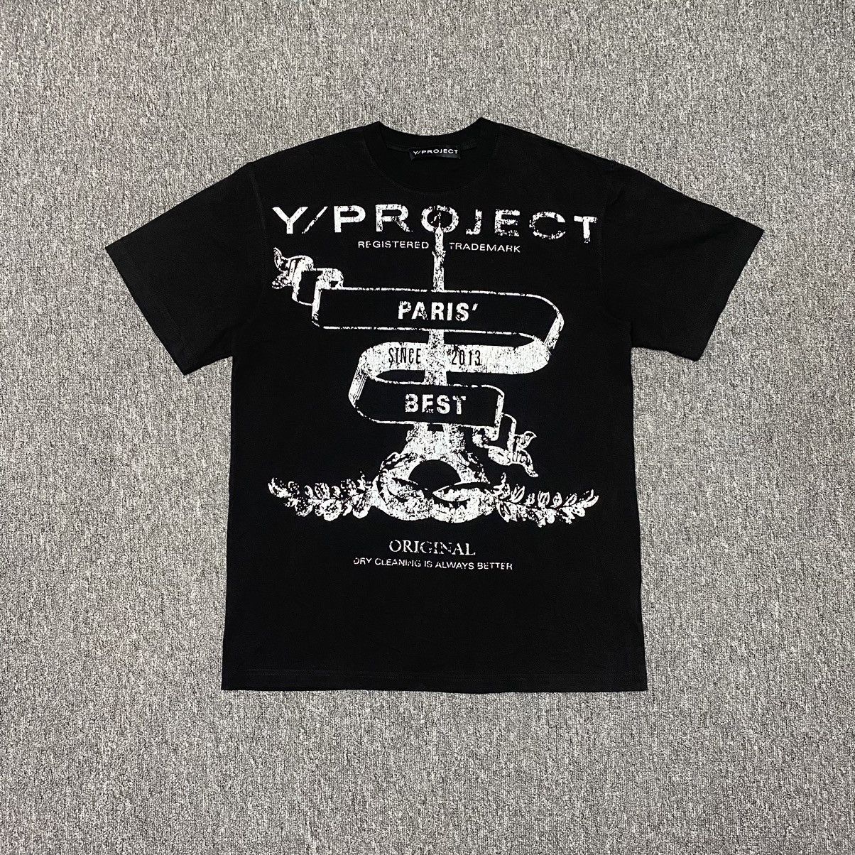 image of Yproject - Paris’ Best Cotton Shirt in Black, Men's (Size Medium)