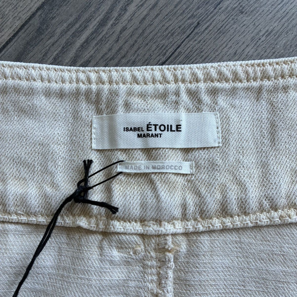 Isabel Marant Etoile Isabel Marant ÉTOILE Tess Boyfriend Beige Denim Pants Size 26" / US 2 / IT 38 - 5 Thumbnail