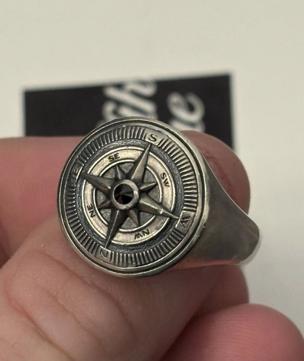 David Yurman David Yurman Maritime Compass Signet Ring US 11 Size ONE SIZE - 1 Thumbnail