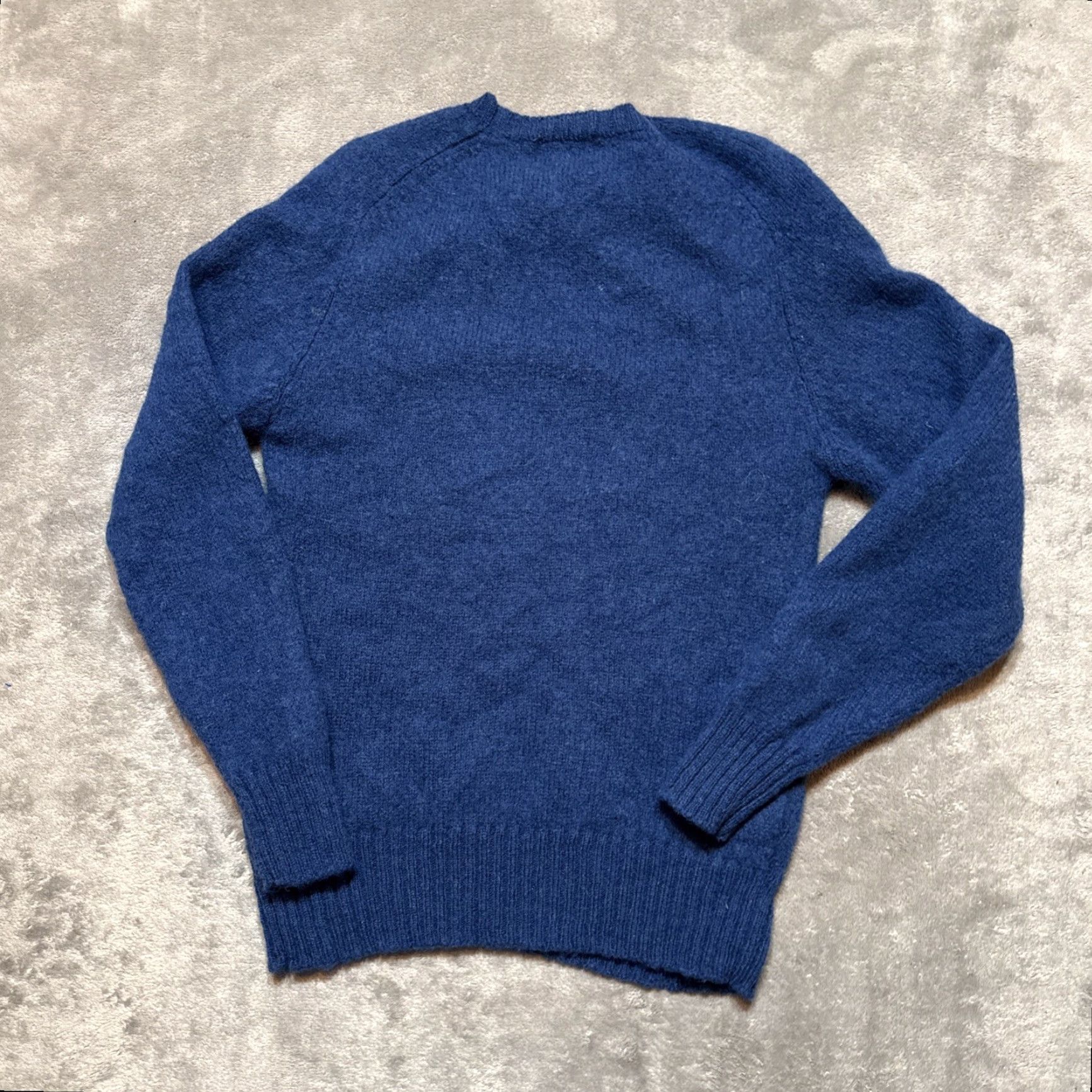Vintage VINTAGE Britches Of Georgetown Sweater Pullover Size L Blue Shetland Wool Crew Neck Long Sleeve Men Regular Size US L / EU 52-54 / 3 - 6 Thumbnail