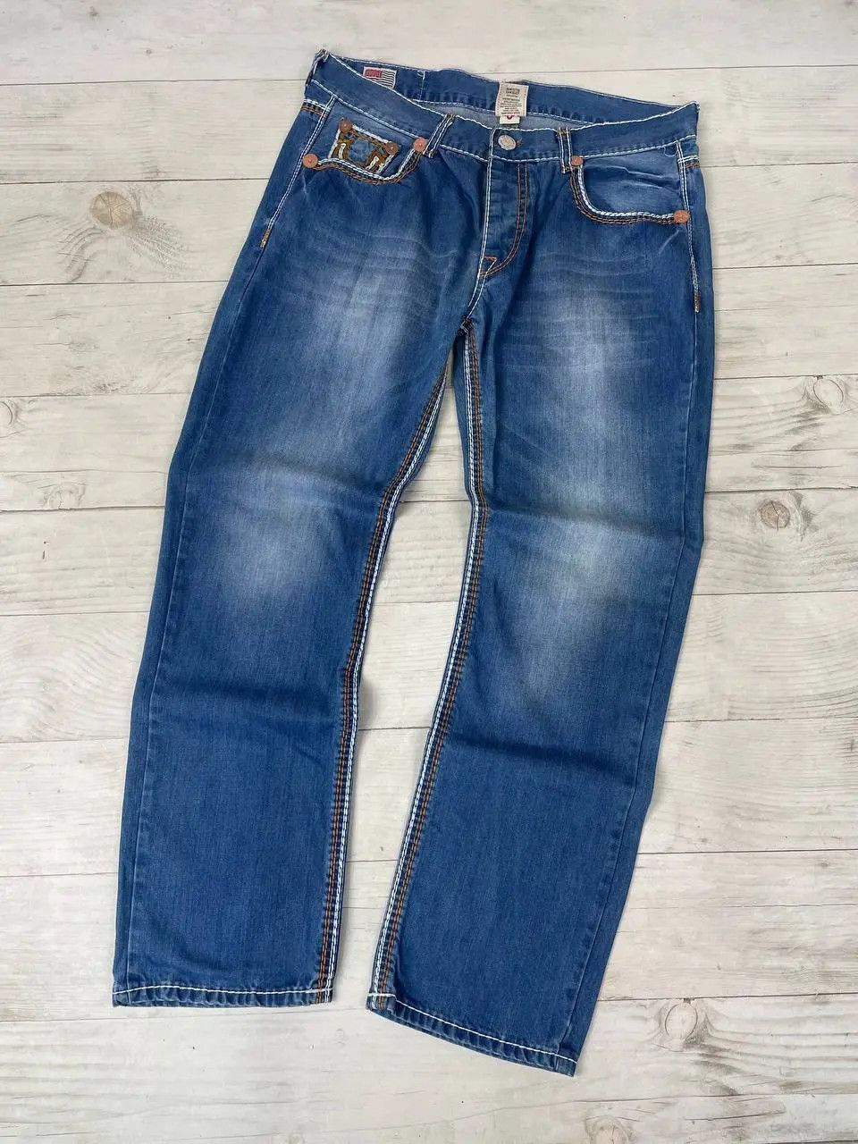 True Religion Vintage True Religion Billy Super Big T Baggy Denim Jeans Size US 40 / EU 56 - 2 Thumbnail