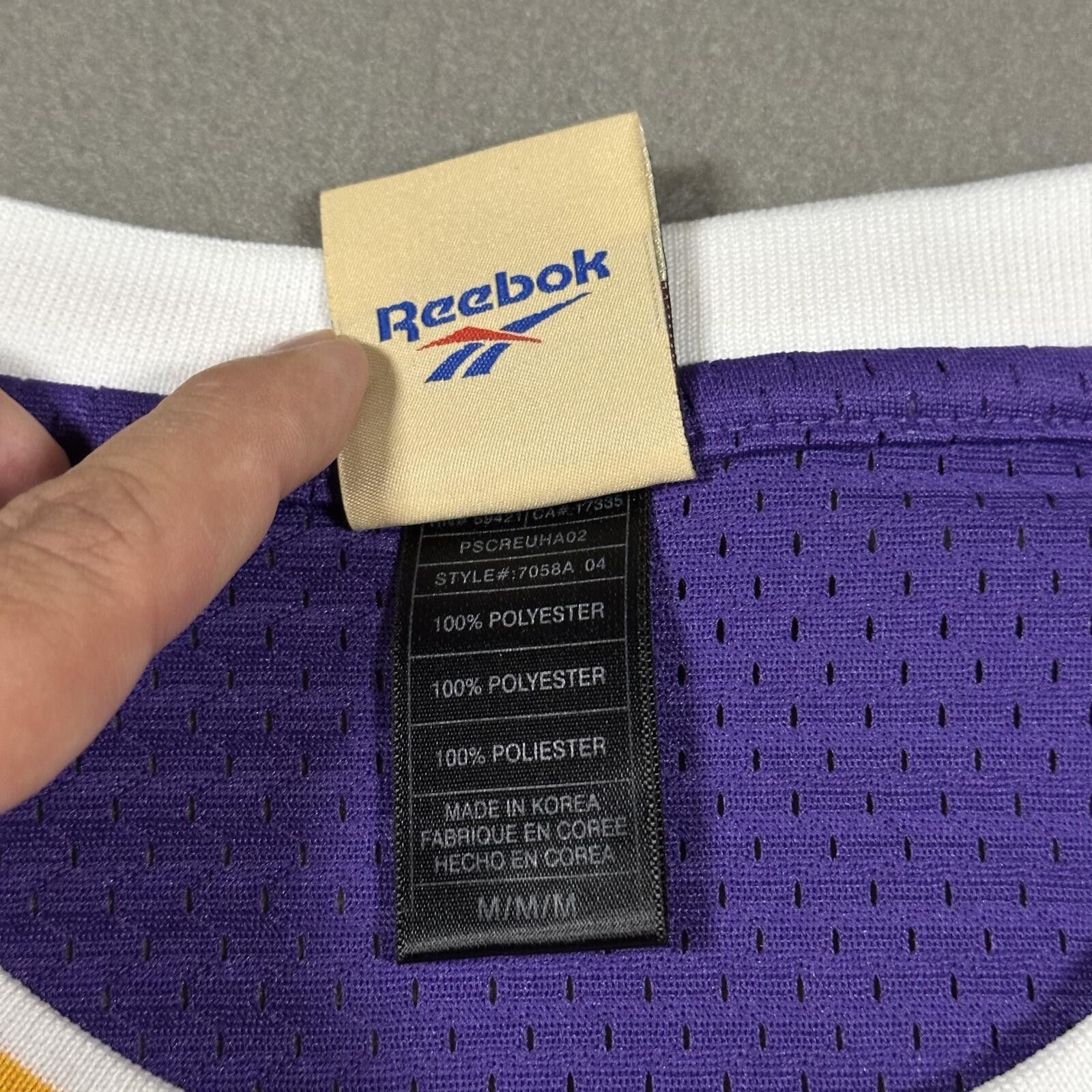 Reebok REEBOK LA LAKERS MAGIC JOHNSON JERSEY vtg Hardwood Classic M Size US M / EU 48-50 / 2 - 5 Thumbnail