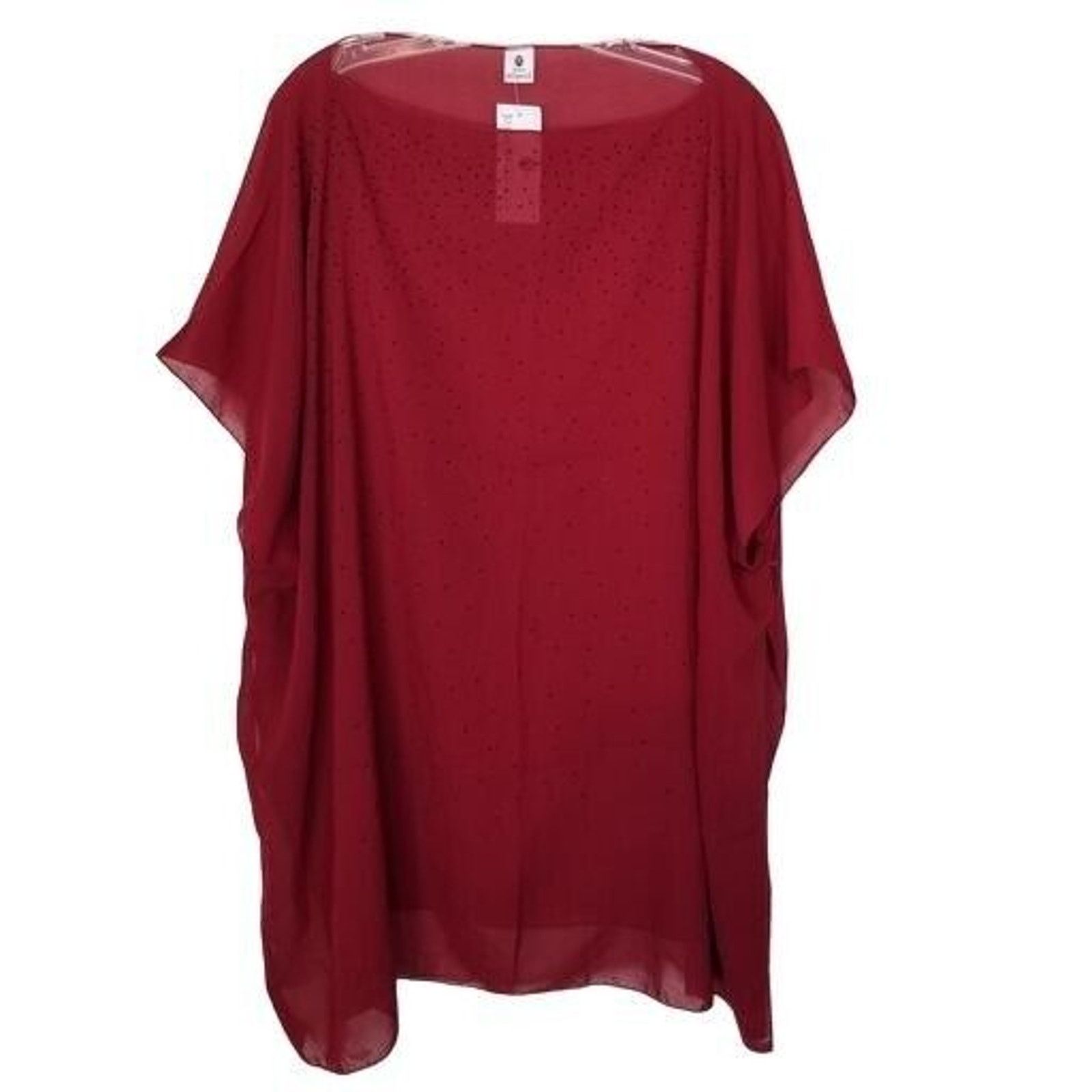 Jessica McClintock Jessica McClintock Womens Sheer Studded Top OS Holiday Size ONE SIZE - 1 Thumbnail