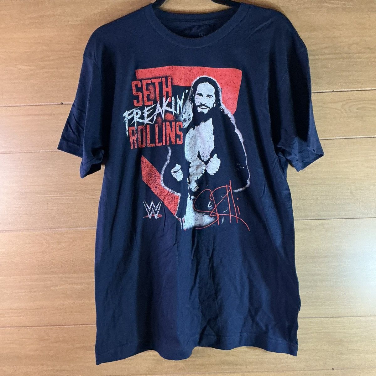 Ripple Junction WWE Navy Red Seth Rollins Graphic Tee Men’s Large NWOT Size US L / EU 52-54 / 3 - 1 Thumbnail
