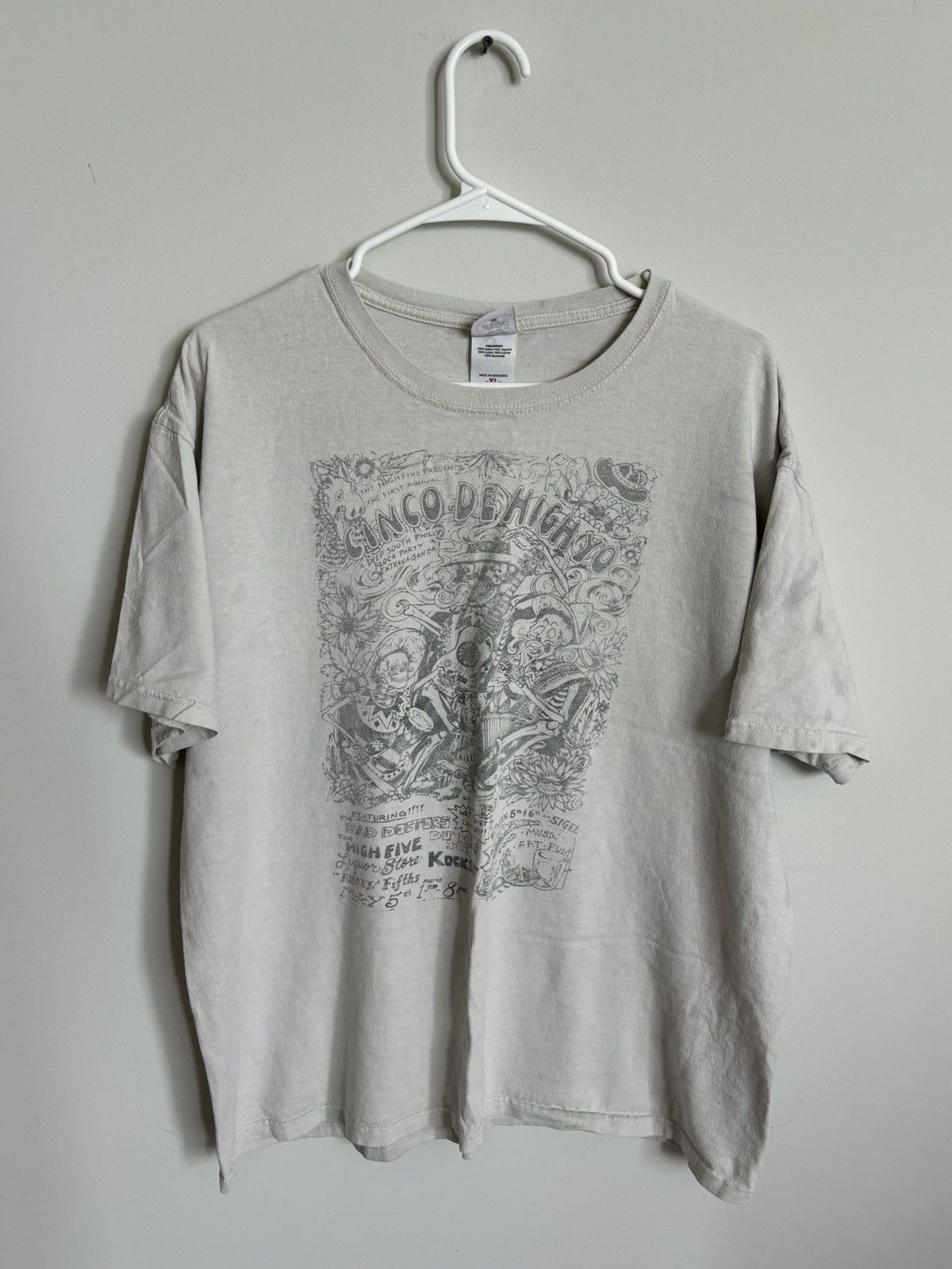 Anvil × Vintage cinco de high yo vintage t shirt Size US XL / EU 56 / 4 - 2 Thumbnail