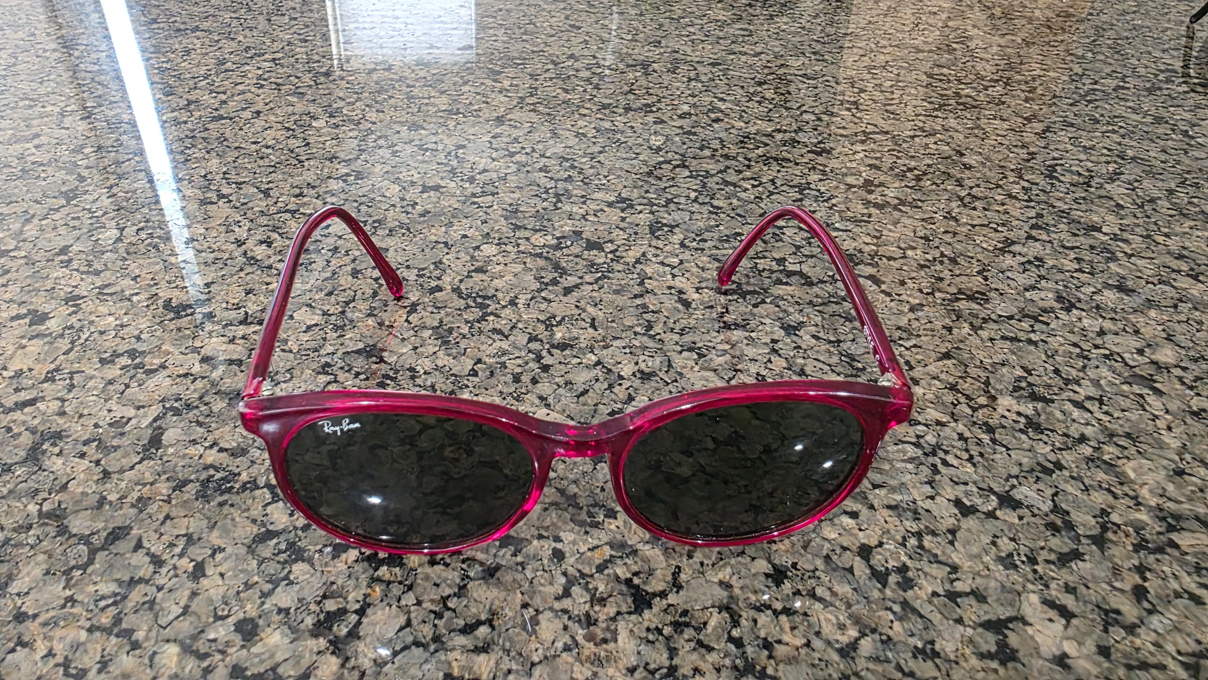 RayBan Ray Ban Bausch & Lomb Sunglasses Style C B&L Rare Red Frame Size ONE SIZE - 4 Thumbnail