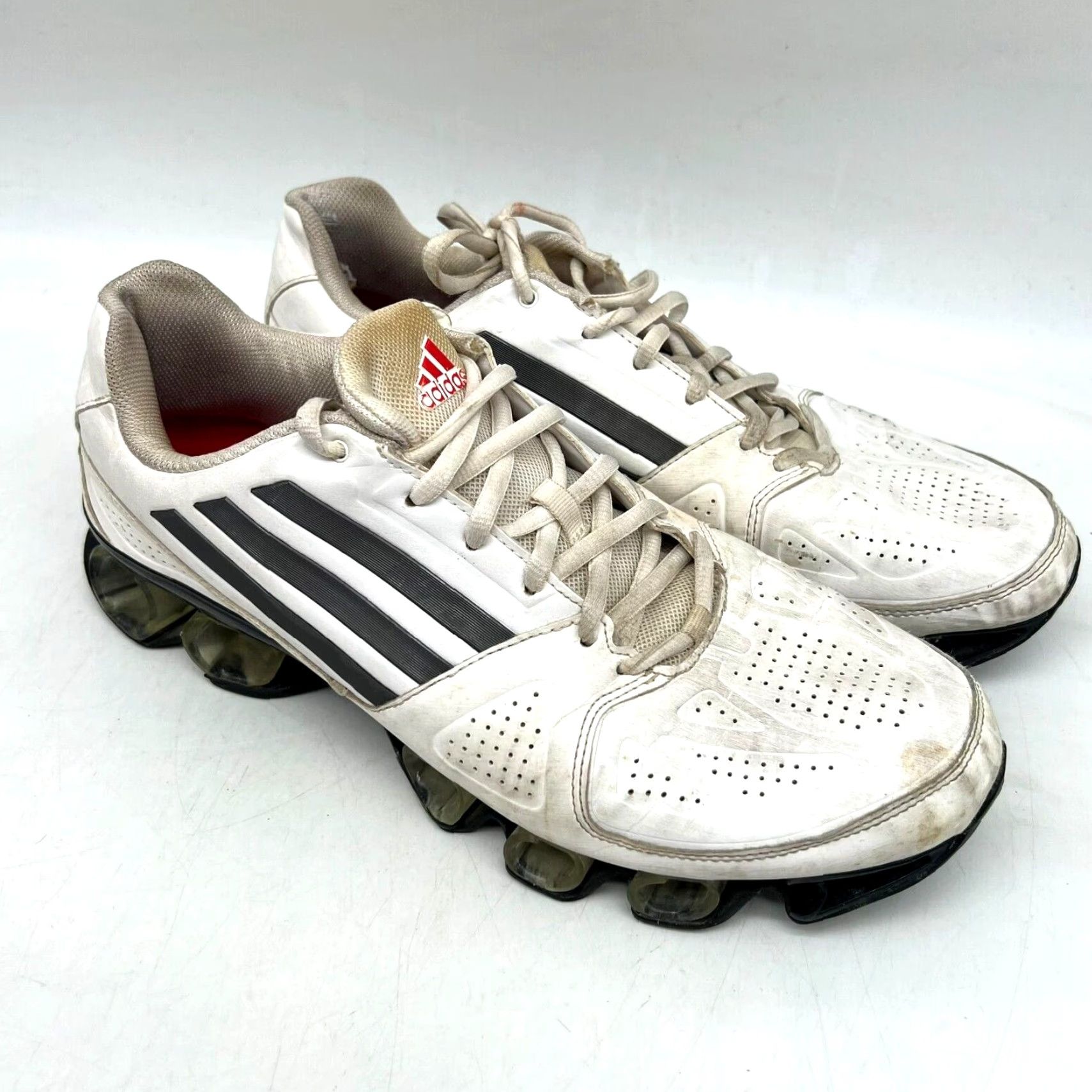 Adidas Adidas Bounce RAVA Sneakers Men Size 11 White Athletic Casual 2014 D66163 Size US 11 / EU 44 - 5 Thumbnail