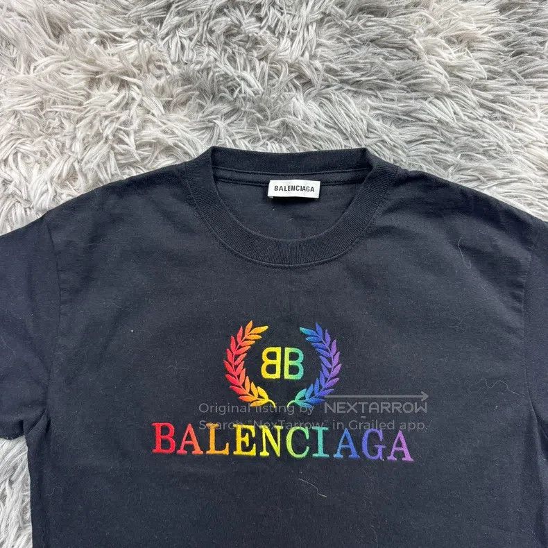 Balenciaga Balenciaga Wheat ear embroidery short sleeve Size US S / EU 44-46 / 1 - 3 Thumbnail