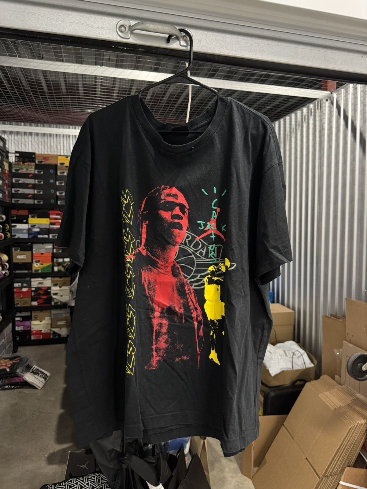 Jordan Brand × Travis Scott Jordan x Travis Scott MJ 1 T-Shirt Black Size XXL Size US XXL / EU 58 / 5 - 1 Thumbnail