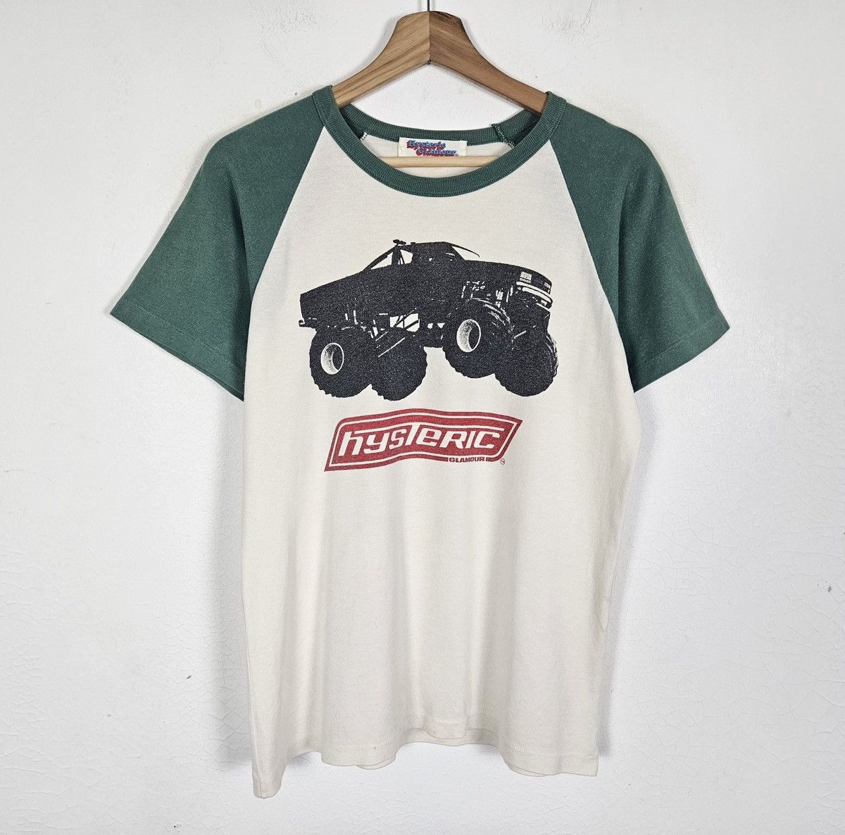 Hysteric Glamour Hysteric Glamour Monster Truck raglan shirt Size US M / EU 48-50 / 2 - 2 Thumbnail