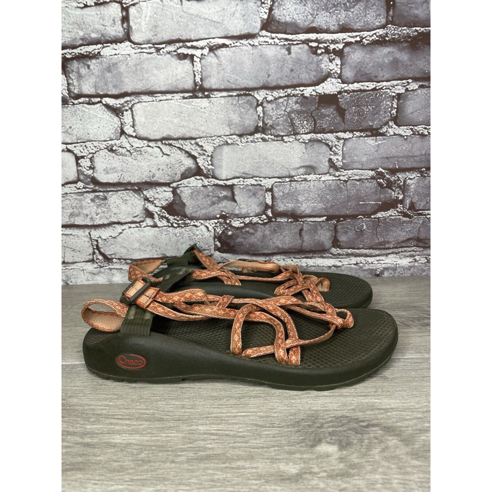 Chaco Chaco Orange Nylon Textile Hiking Toe Ankle Strap Sandals Wo Size US 11 / IT 41 - 15 Thumbnail