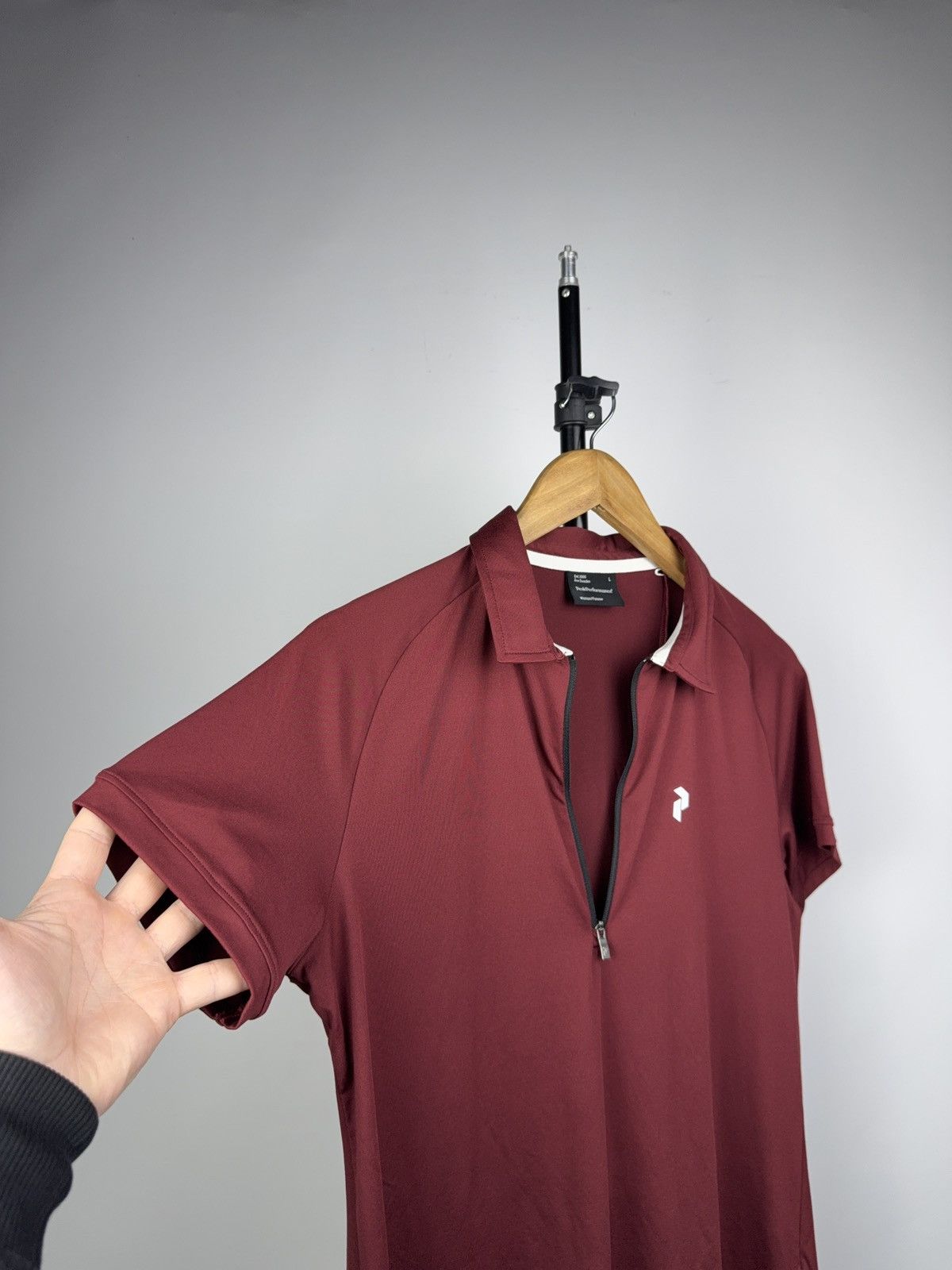 Peak Performance Outdoor Peak Performance Active Zip Polo Shirt Burgundy Size L / US 10 / IT 46 - 4 Thumbnail