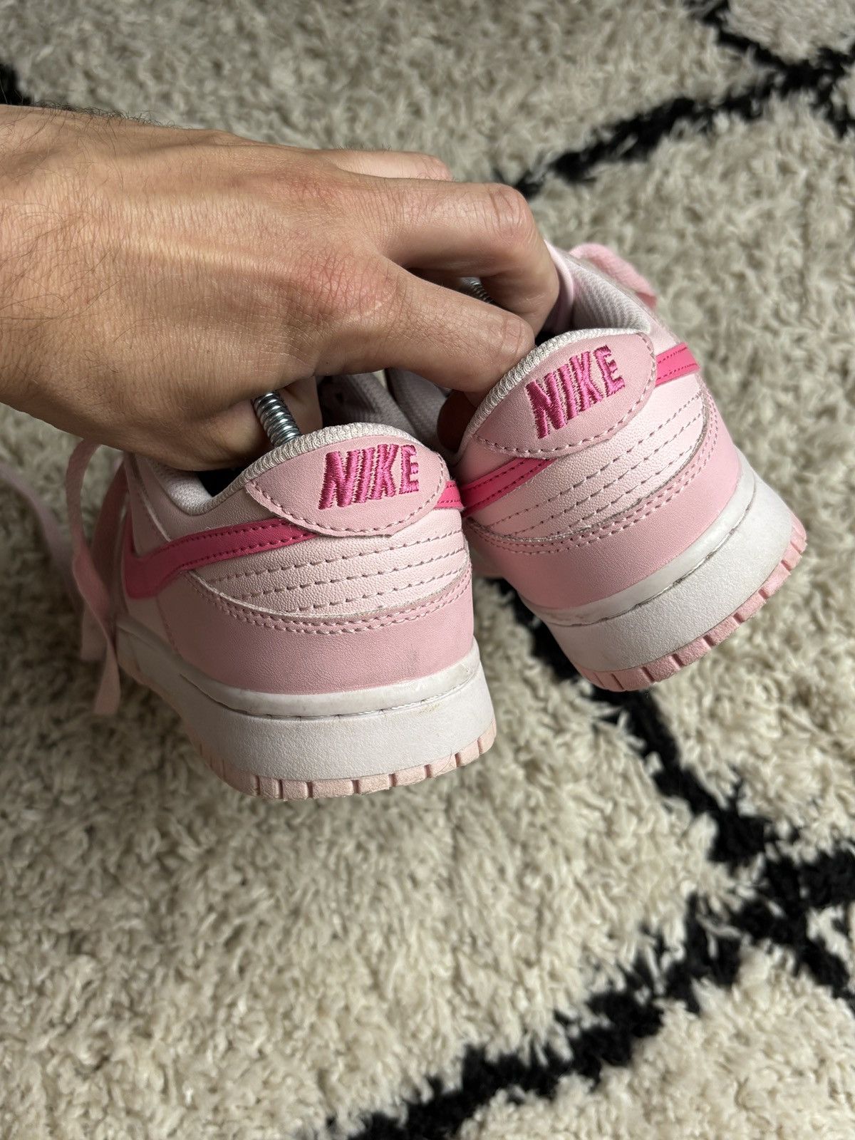 Nike Nike Dunk Triple Pink Low Sneakers Rare Size US 7.5 / IT 37.5 - 7 Thumbnail