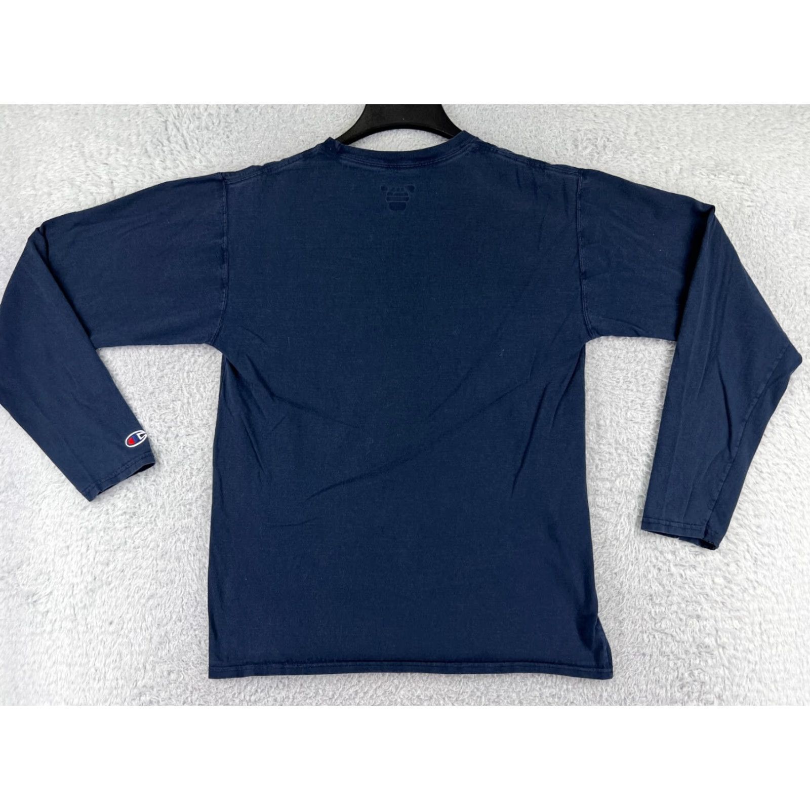 Champion Champion Shirt Mens Medium Blue Embroidered Logo Long Sleeve Cotton Size US M / EU 48-50 / 2 - 2 Thumbnail