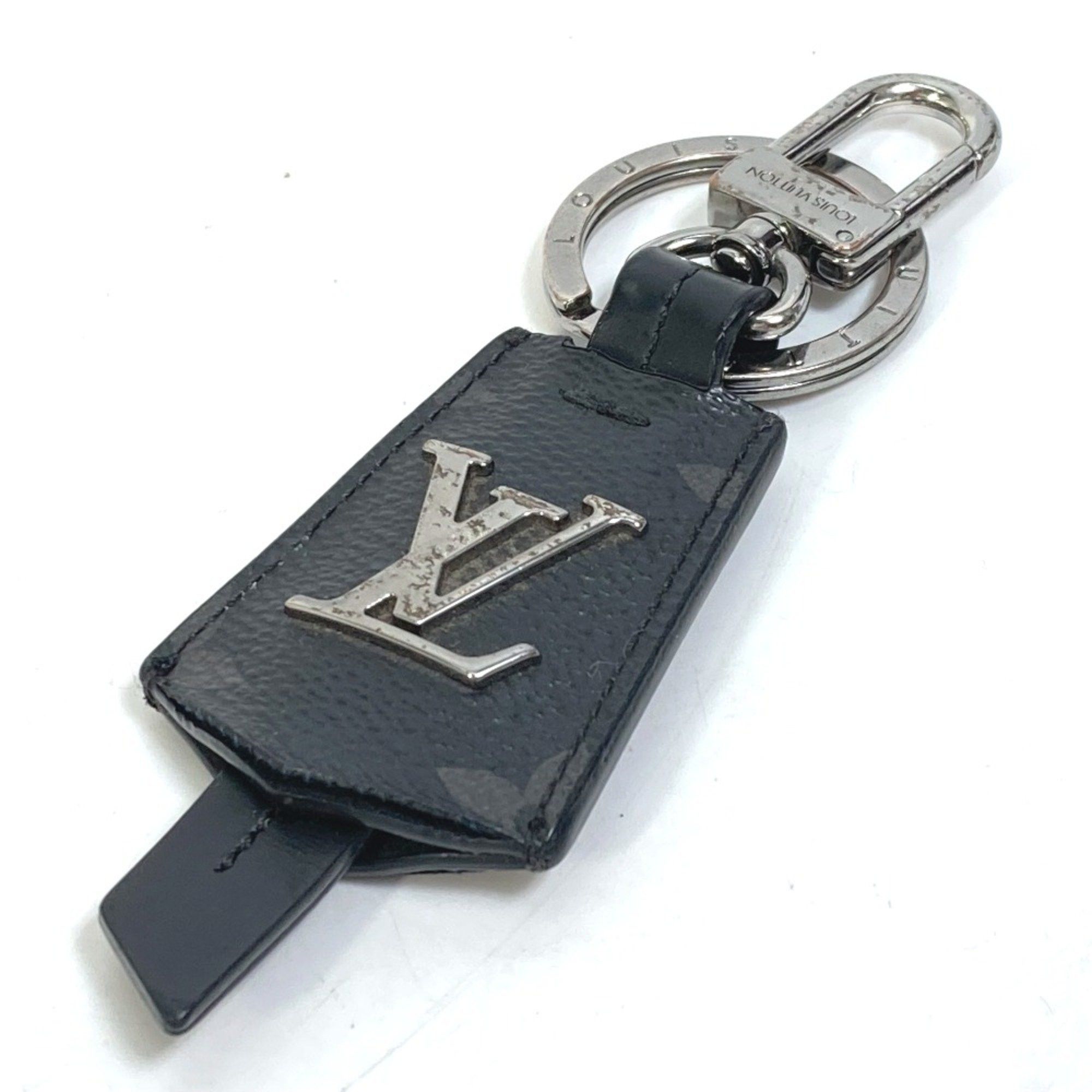 Louis Vuitton Louis Vuitton M63620 MonogramEclipse Bag Charm Key Holder Black Size ONE SIZE - 1 Thumbnail