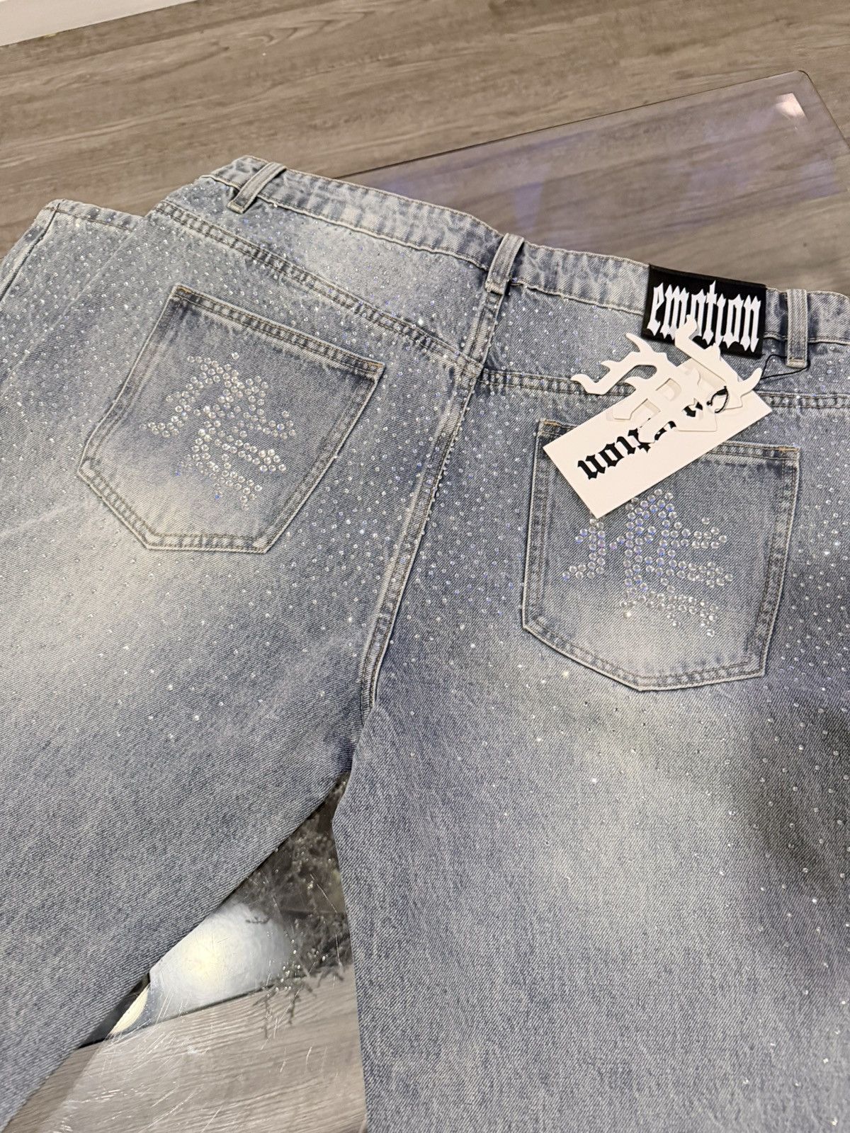 Other Mixed Emotions Rhines stone Jeans Size US 36 / EU 52 - 5 Thumbnail