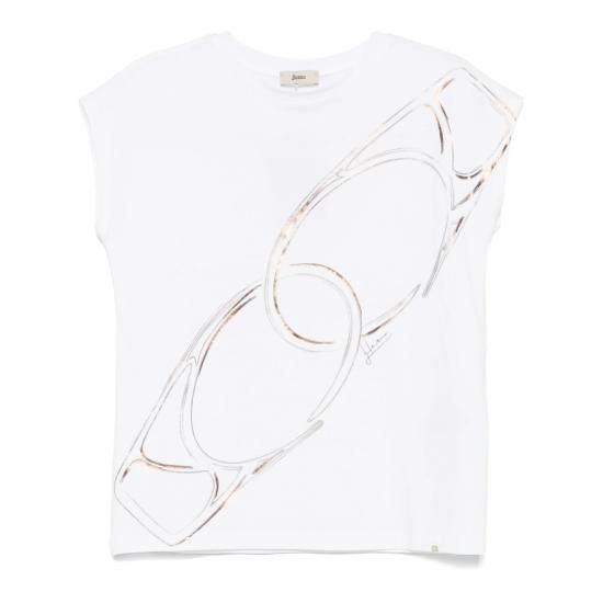 Herno HERNO Women Tops 52009 JG000279D 1021 WHITE Size M / US 6-8 / IT 42-44 - 1 Thumbnail