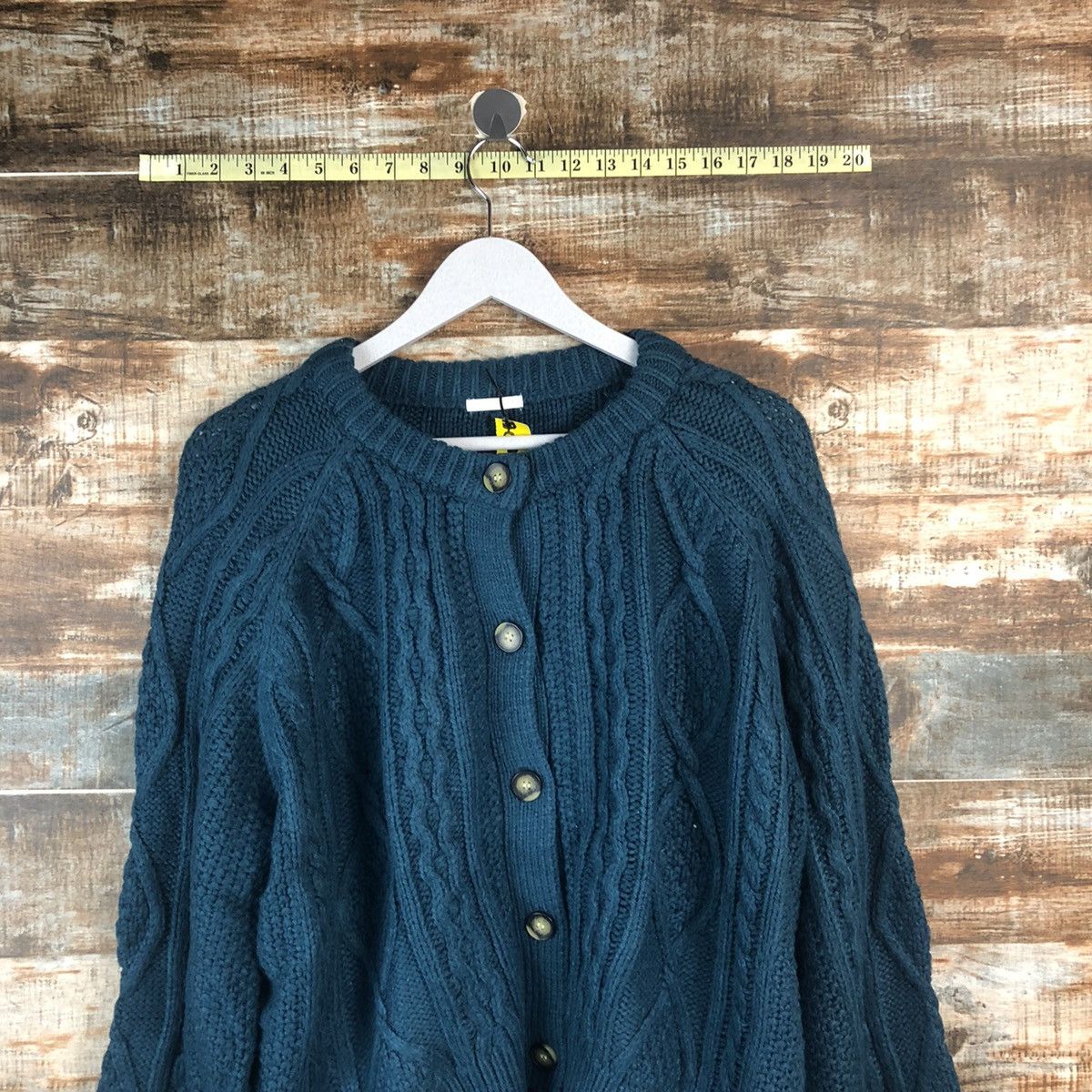 GU GU Green vintage cable Knitwear #A2002 Size XL / US 12-14 / IT 48-50 - 2 Thumbnail