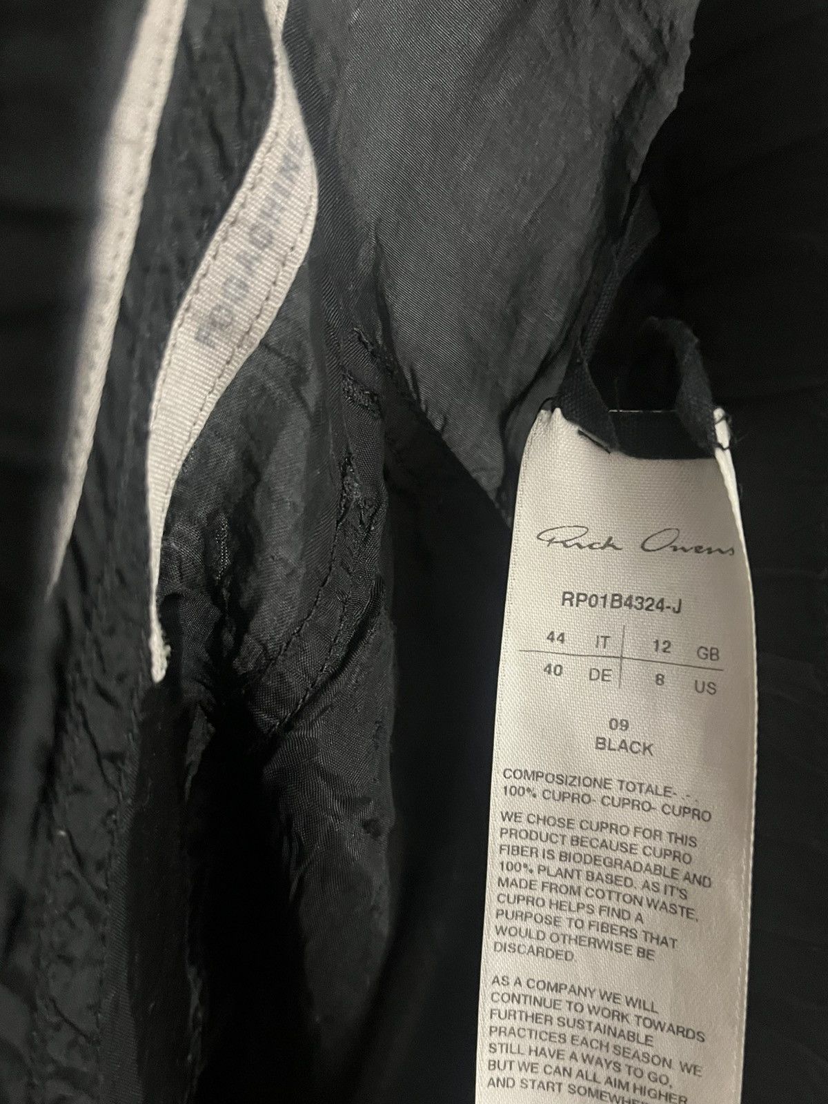 Rick Owens Rick Owen Shorts,09 Black Size US 30 / EU 46 - 3 Thumbnail