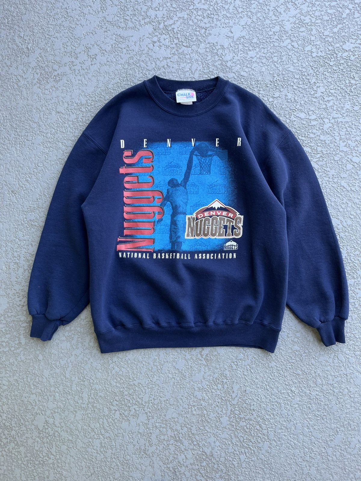 Chalk Line Vintage 90s Nuggets Denver Crewneck Sweater Size US L / EU 52-54 / 3 - 1 Thumbnail