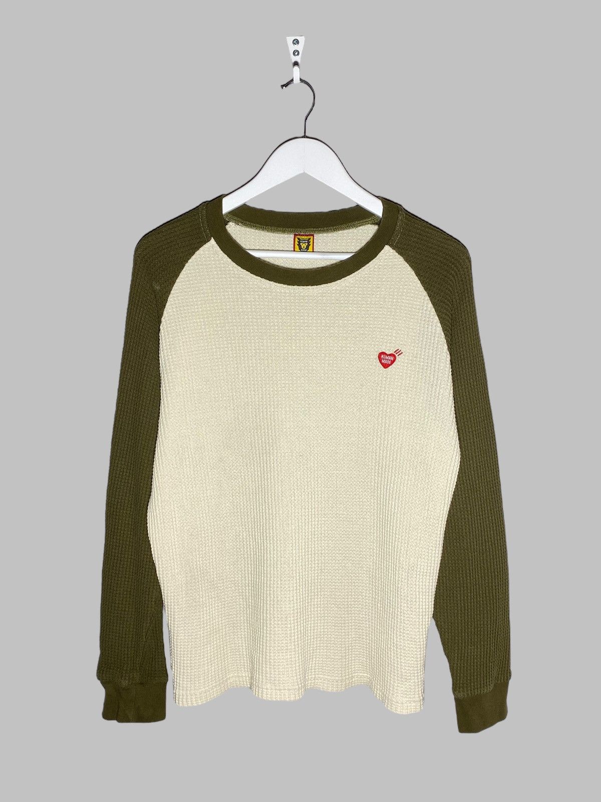 Human Made 🔥 HUMAN MADE LONG SLEEVE HEART PATCH NIGO PHARRELL VIBE Size US L / EU 52-54 / 3 - 2 Thumbnail