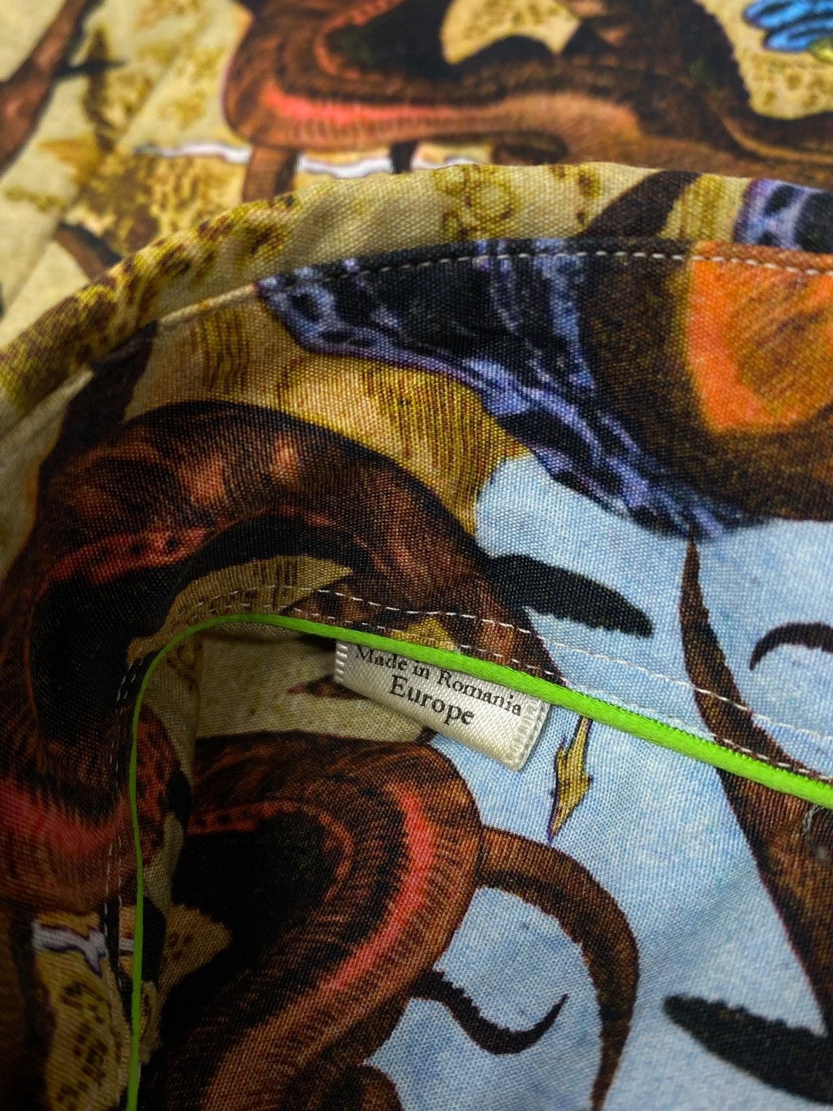 Eton Eton All Over Print Luxury Shirt Octopus Animal Museum Vibes Size US L / EU 52-54 / 3 - 17 Thumbnail