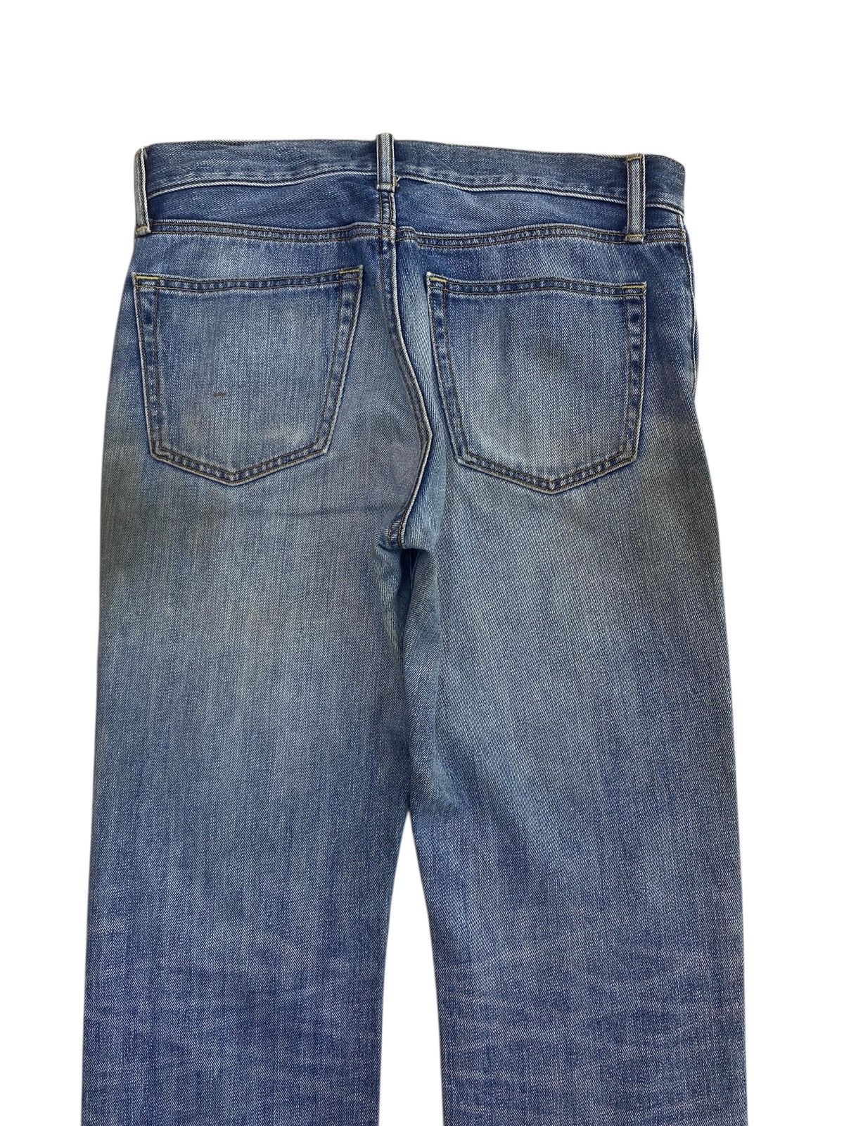 Uniqlo Uniqlo Dirty Blue Faded Wash Style Ripped Jeans Size US 32 / EU 48 - 4 Thumbnail