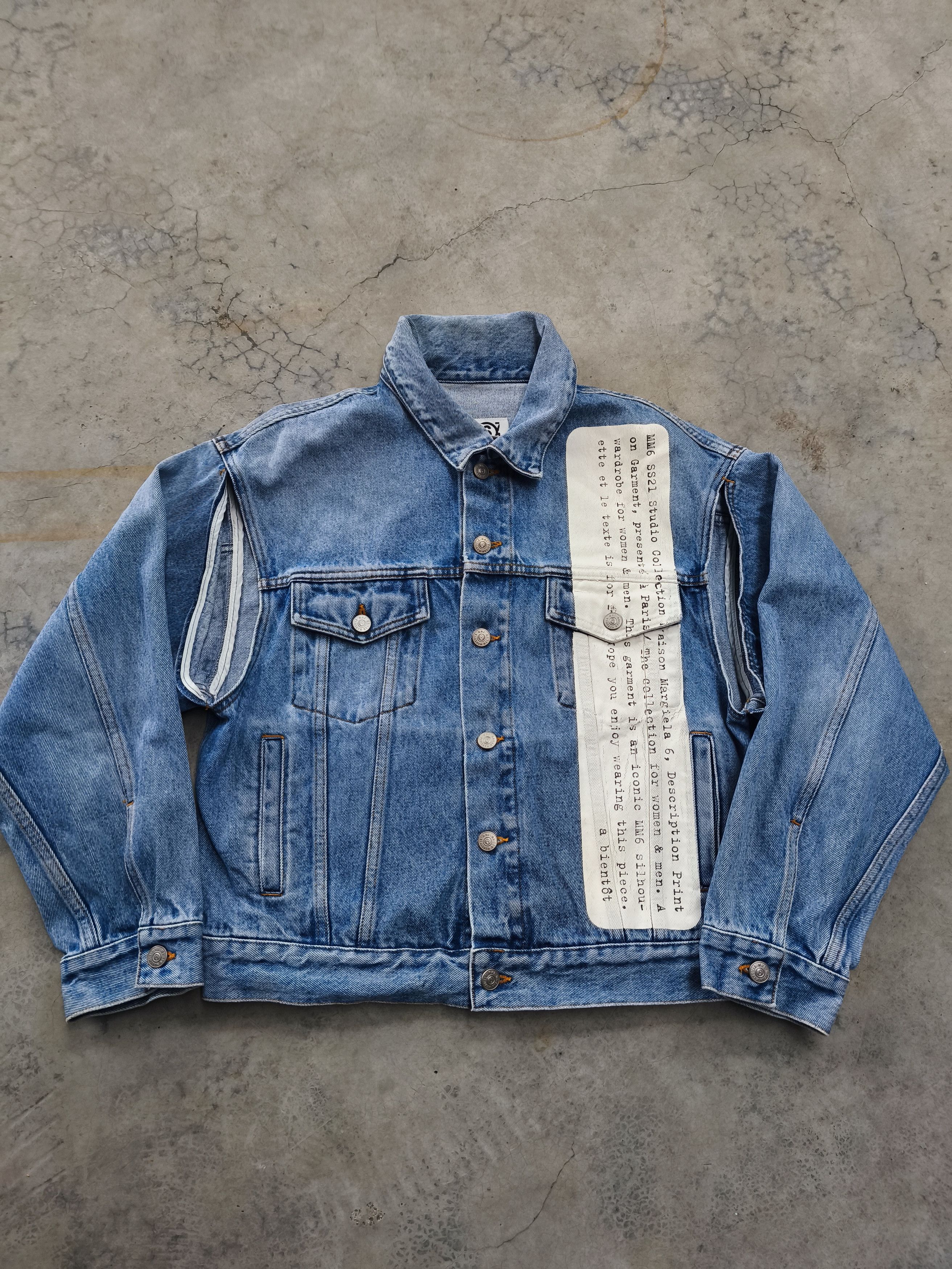 Maison Margiela SS 2002 artisanal 0 10 denim rider jacket | Grailed