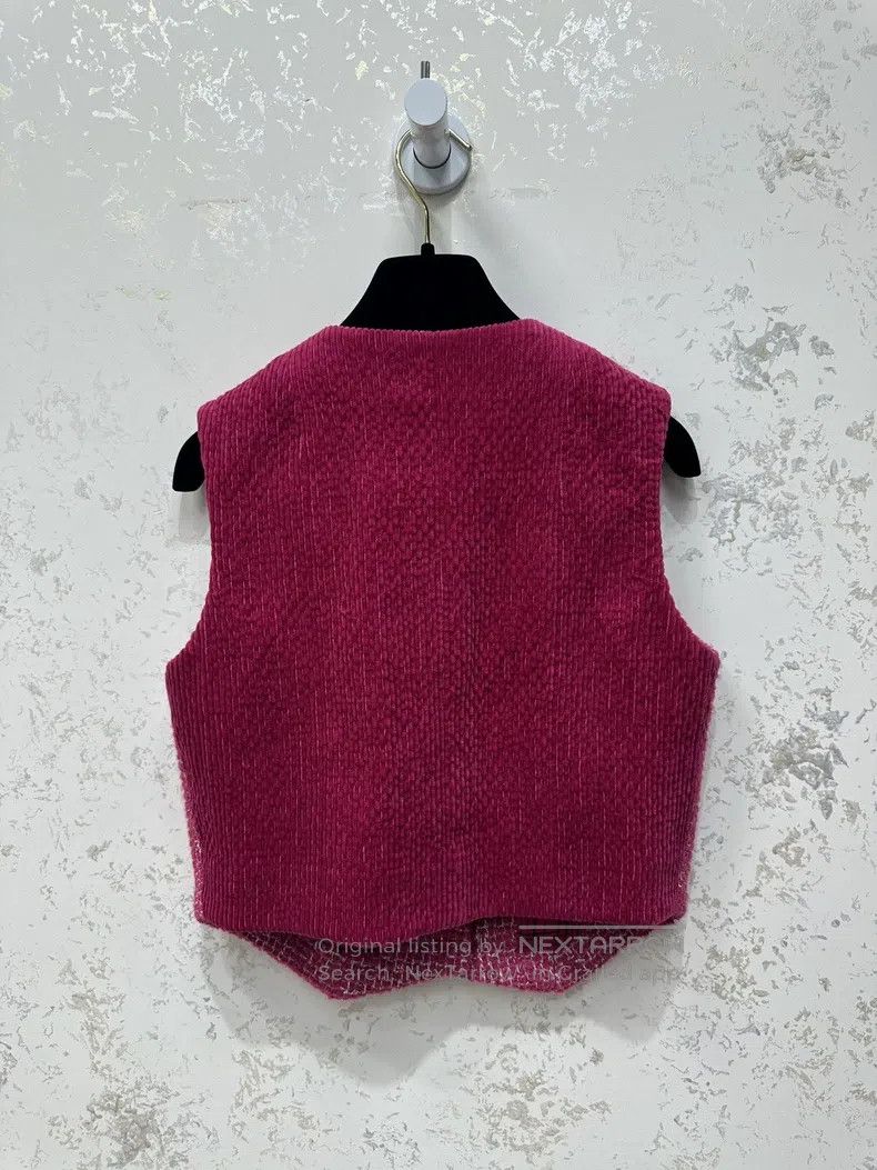 Chanel Chanel 22 Autumn and Winter Preview Series Rose Red Vest Size XS / US 0-2 / IT 36-38 - 2 Thumbnail