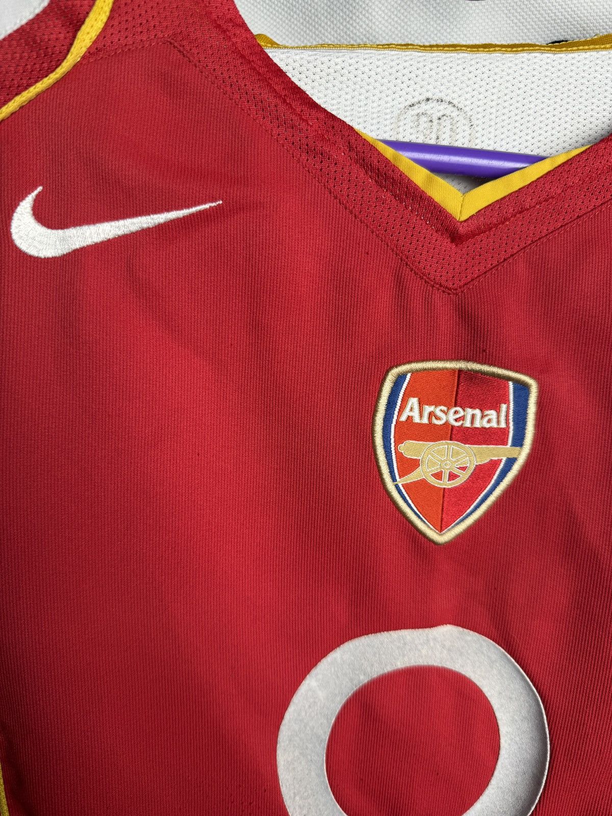 Nike 90s Nike Arsenal O2 Total 90 Soccer Jersey Y2K Drill 90s Size US S / EU 44-46 / 1 - 15 Thumbnail