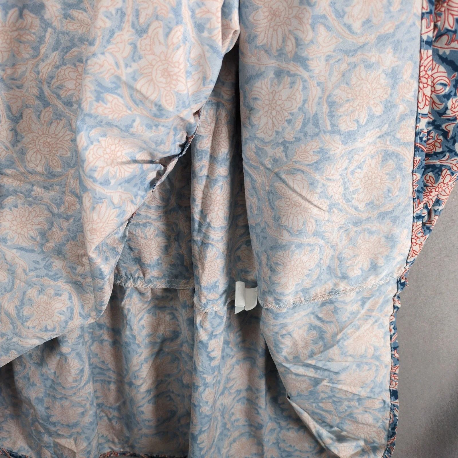 Other SundayUp Floral Tiered Midi Dress Sz S Puff Sleeves V-Neck Size S / US 4 / IT 40 - 10 Thumbnail
