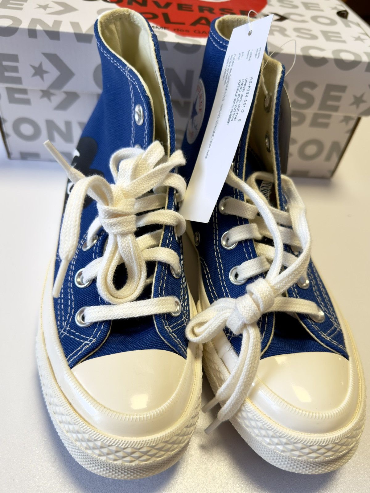 Comme des Garcons PLAY × Converse Converse x CDG Size US 4 / IT 34 - 3 Thumbnail
