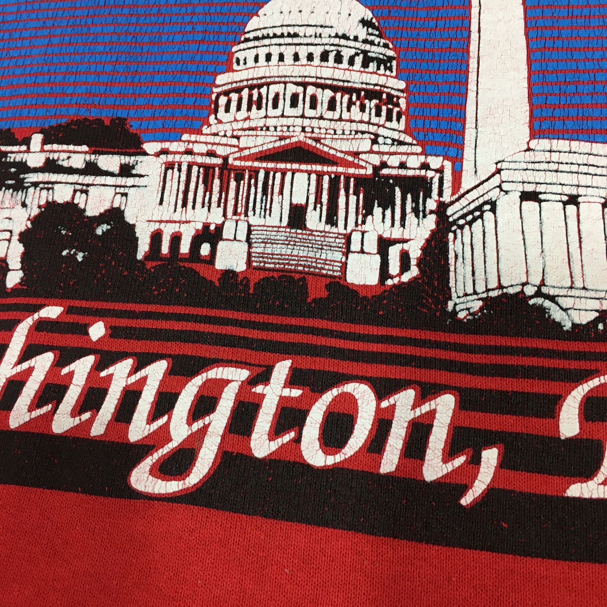 Other 1988 Lowry Washington DC US Capitol 80's 50/50 Sweatshirt Size US XL / EU 56 / 4 - 3 Thumbnail