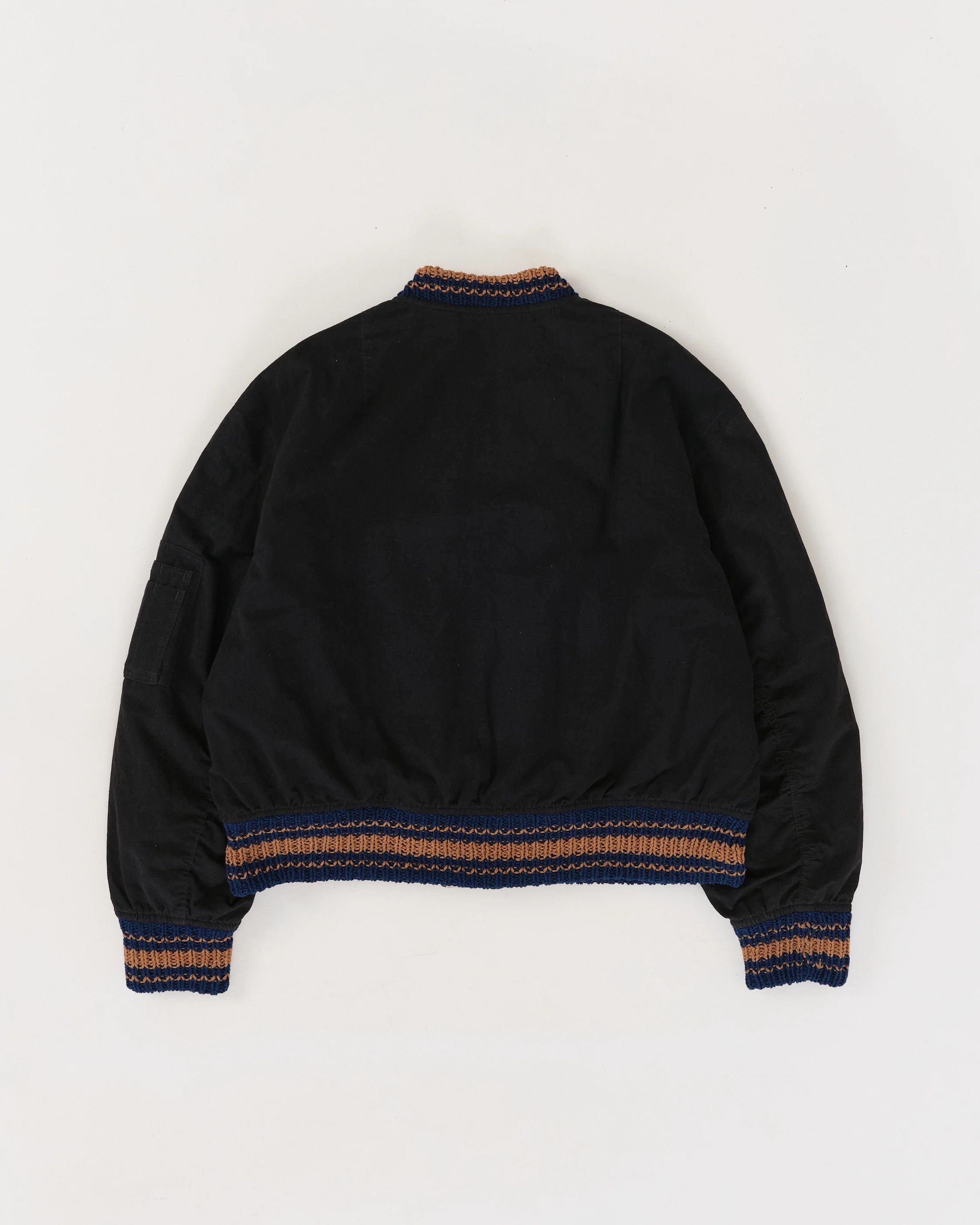 Story Mfg. 💚 Story Mfg. Handmade Seed Bomber Black Wonky-Wear Large Size US L / EU 52-54 / 3 - 2 Thumbnail